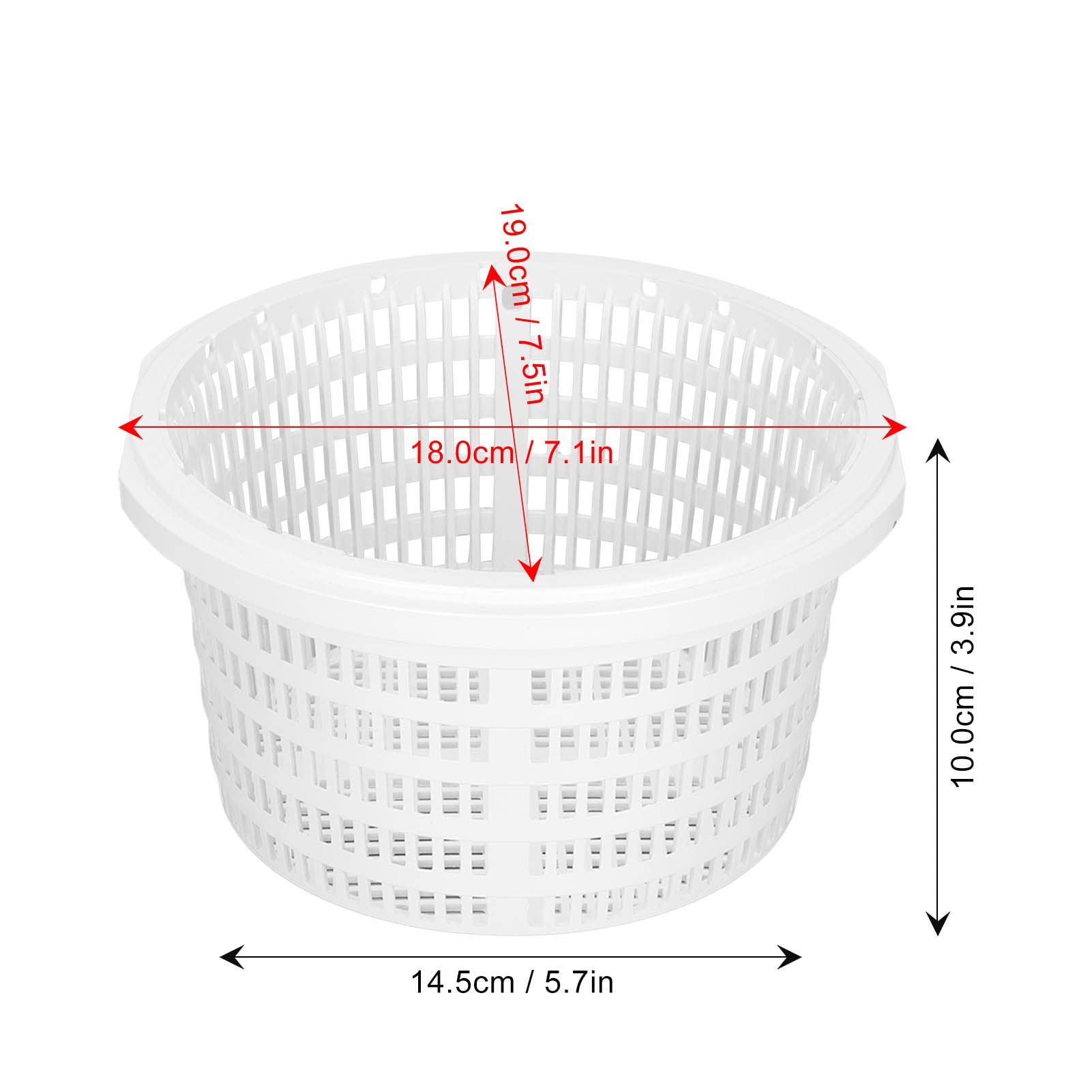 Hapivida Cestello Skimmer Piscina 1 Pezzo Plastica
