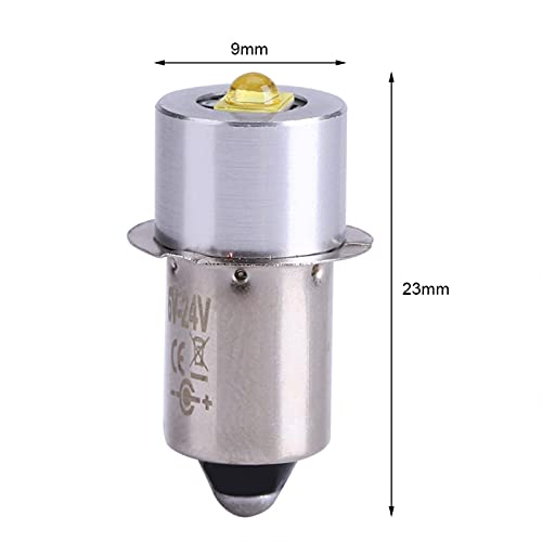 Kuuleyn Lampadina LED Torcia 5W 6-24V P13.5S Alta Luminosità
