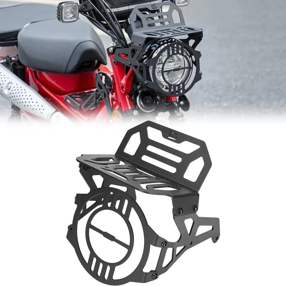 KEMIMOTO Portapacchi Anteriore CT125 Protezione Faro Alluminio