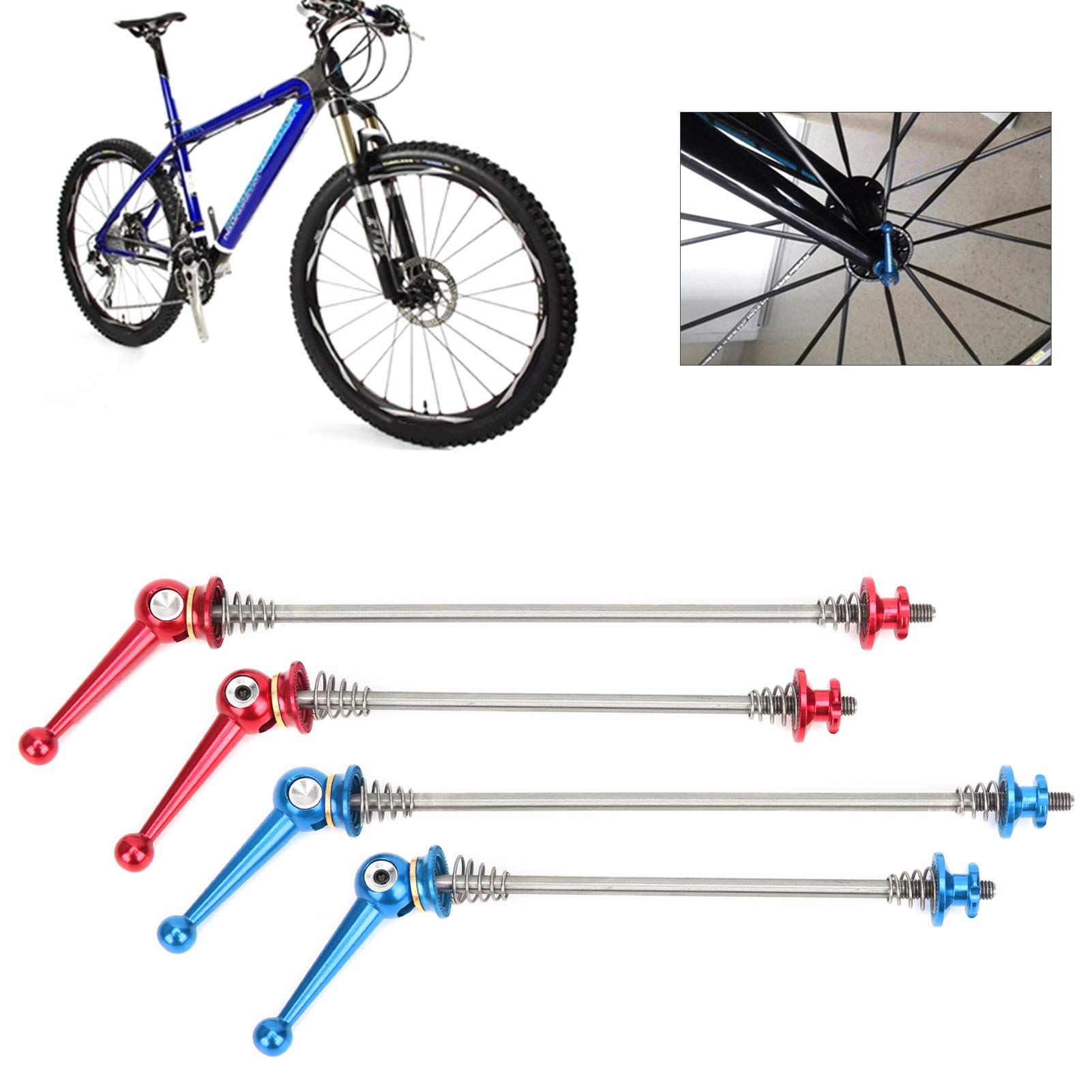 Kuuleyn Spiedini sgancio rapido bici rossi leggeri