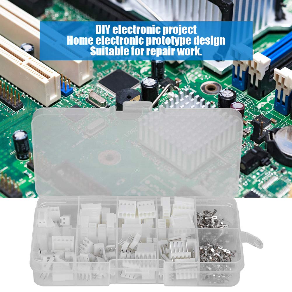 Kuuleyn JST-XH kit connettori elettrici 230 pezzi 2/3/4/5 pin