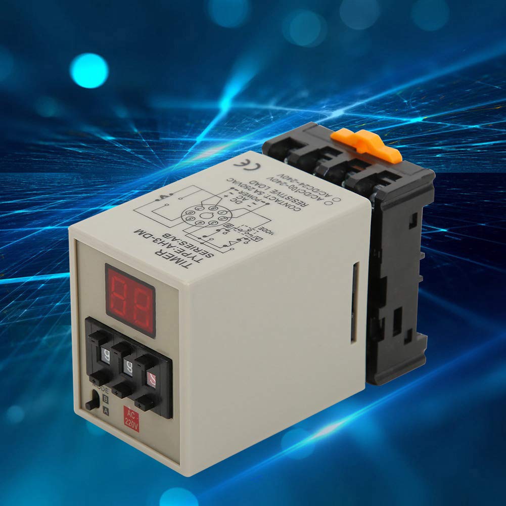 Kuuleyn AH3-DM relè temporizzato AC220V con base