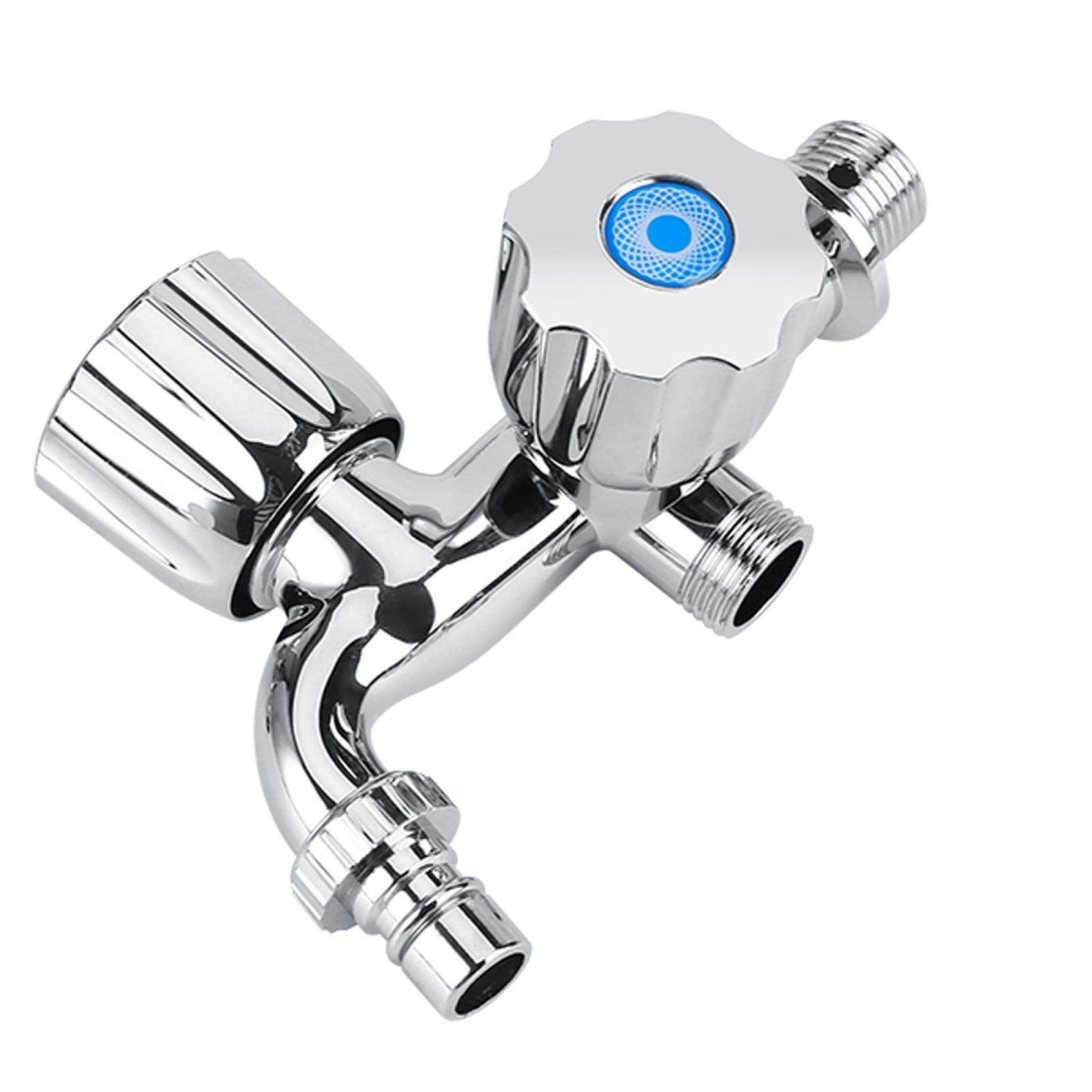 Kuuleyn Rubinetto Acqua Fredda ABS Cromato G1/2 Doppio Feritoia