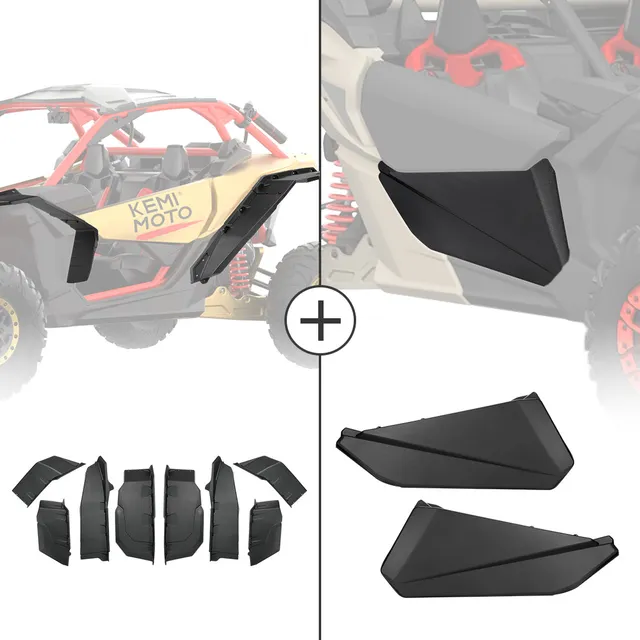 Kemimoto Maverick X3 portiere basse e parafanghi kit