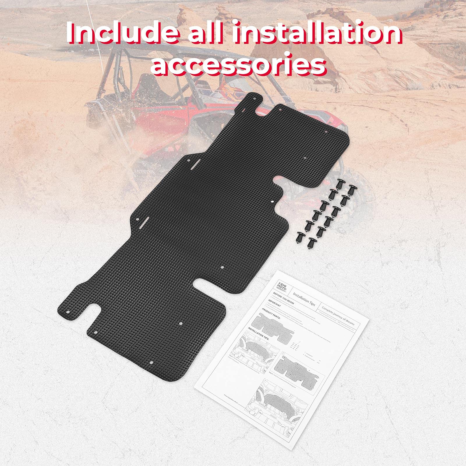 KEMIMOTO Talon B0103-00701BK paraspruzzi PVC anteriore