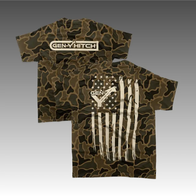 GEN-Y Camo Shirt maglietta cotone duck camo manica corta XL