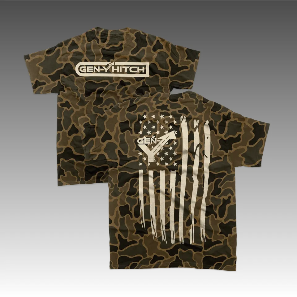 GEN-Y Camo Shirt maglietta cotone duck camo manica corta XL