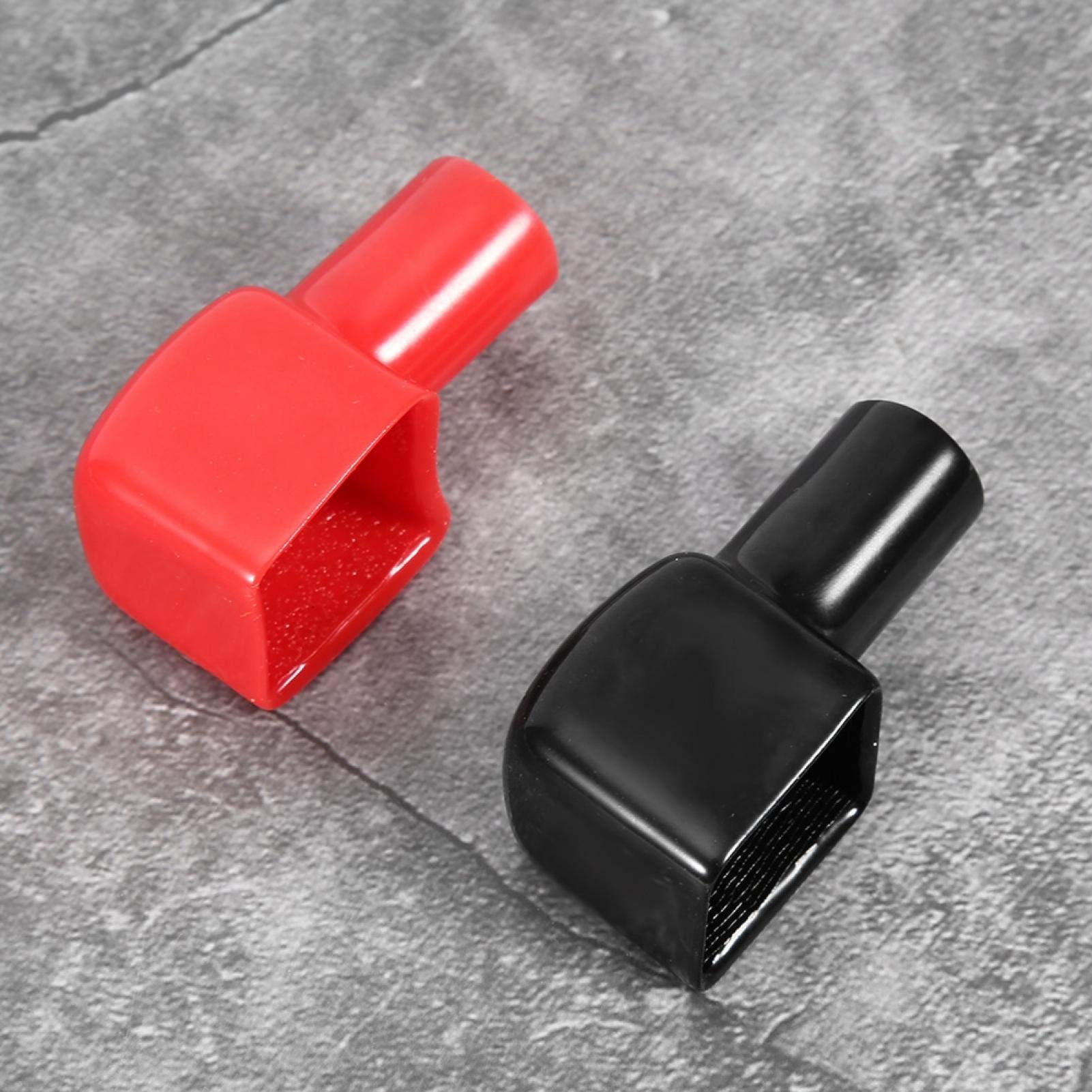 Kuuleyn Copriterminali Batteria 2 Pezzi rosso nero isolanti