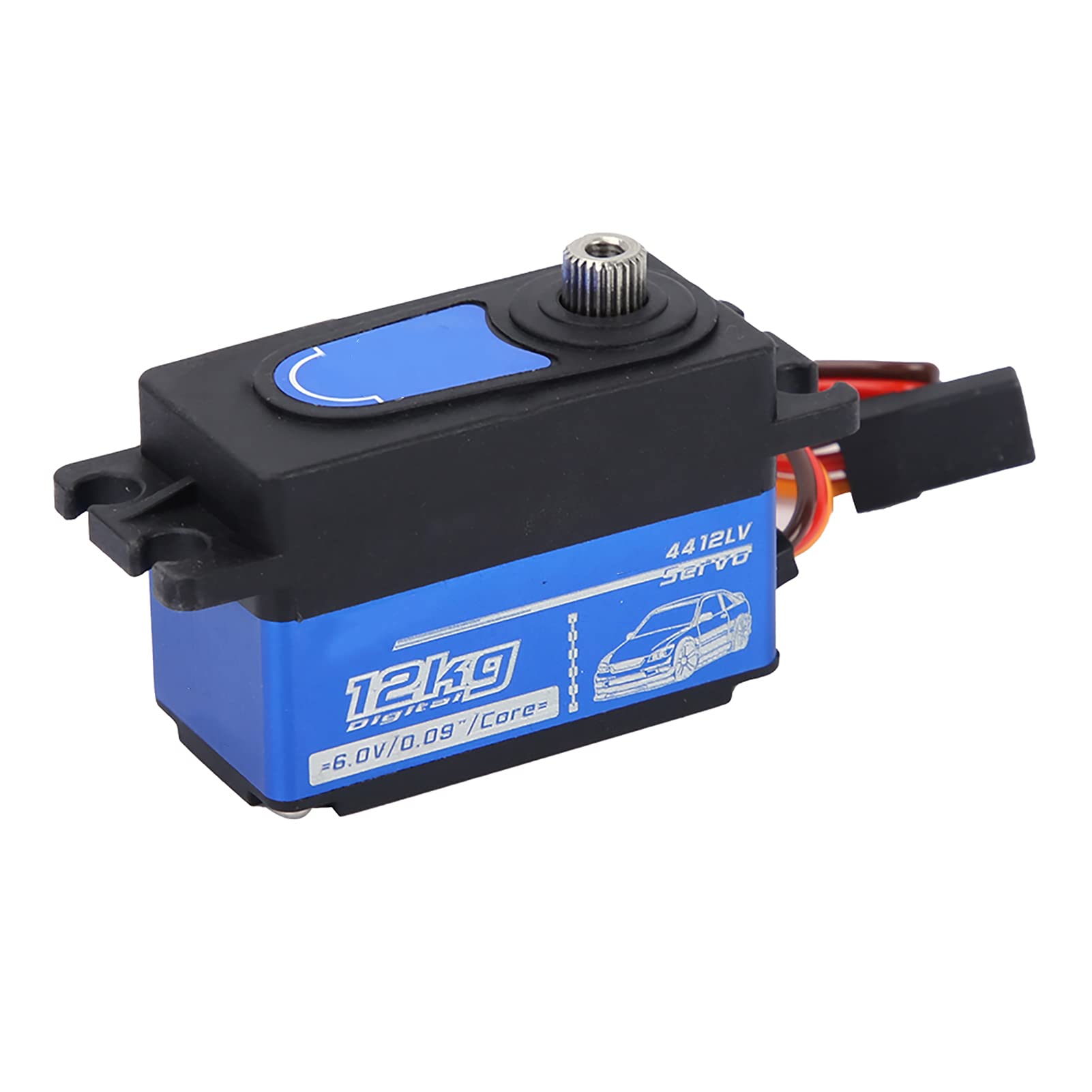 Kuuleyn 4412LV Servo Digitale RC 1:10 12 kg Ingranaggi Metallo