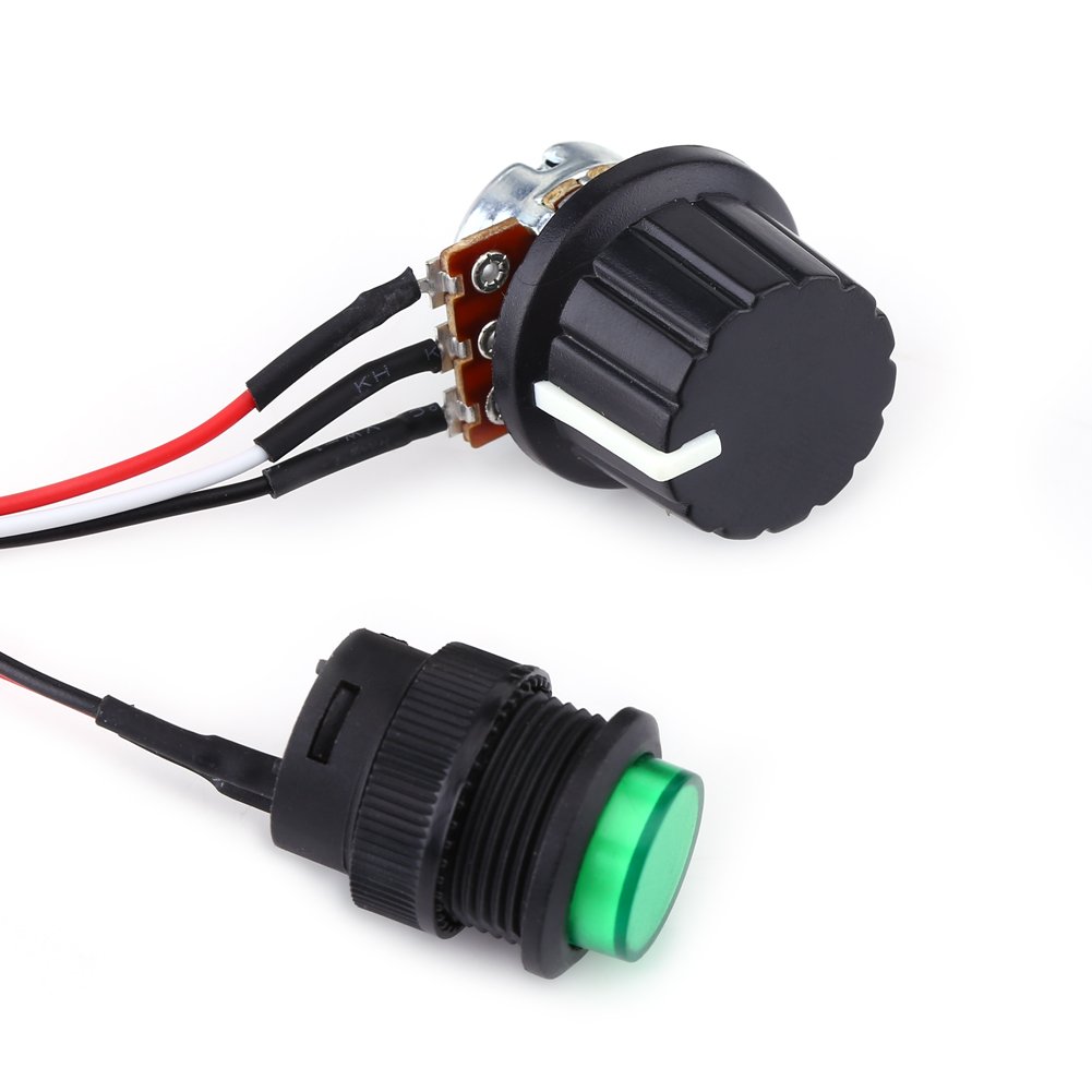 Kuuleyn Regolatore Velocità Motore DC Display LED 6-30V IR