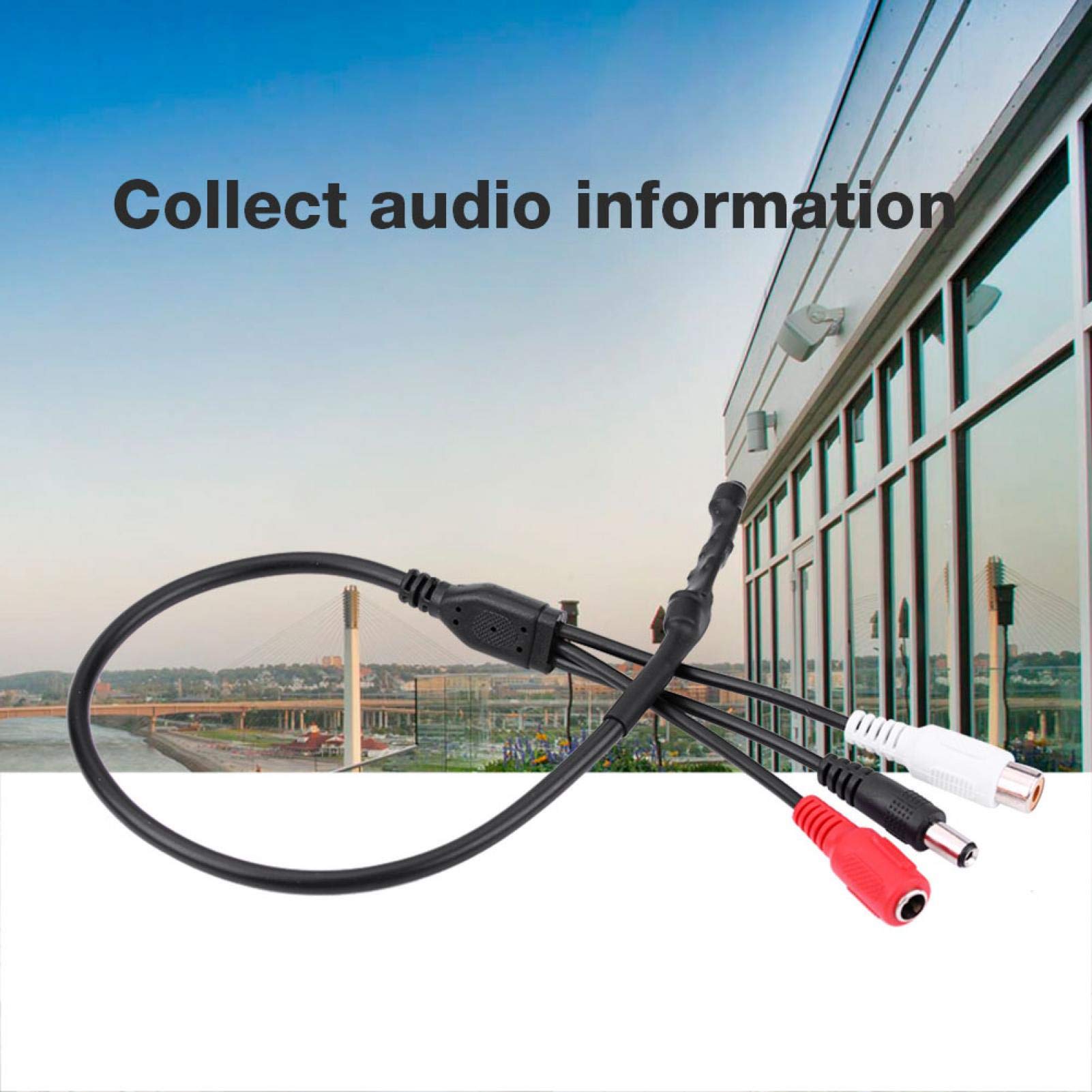 Kuuleyn Microfono CCTV mini per DVR alta sensibilita 12V