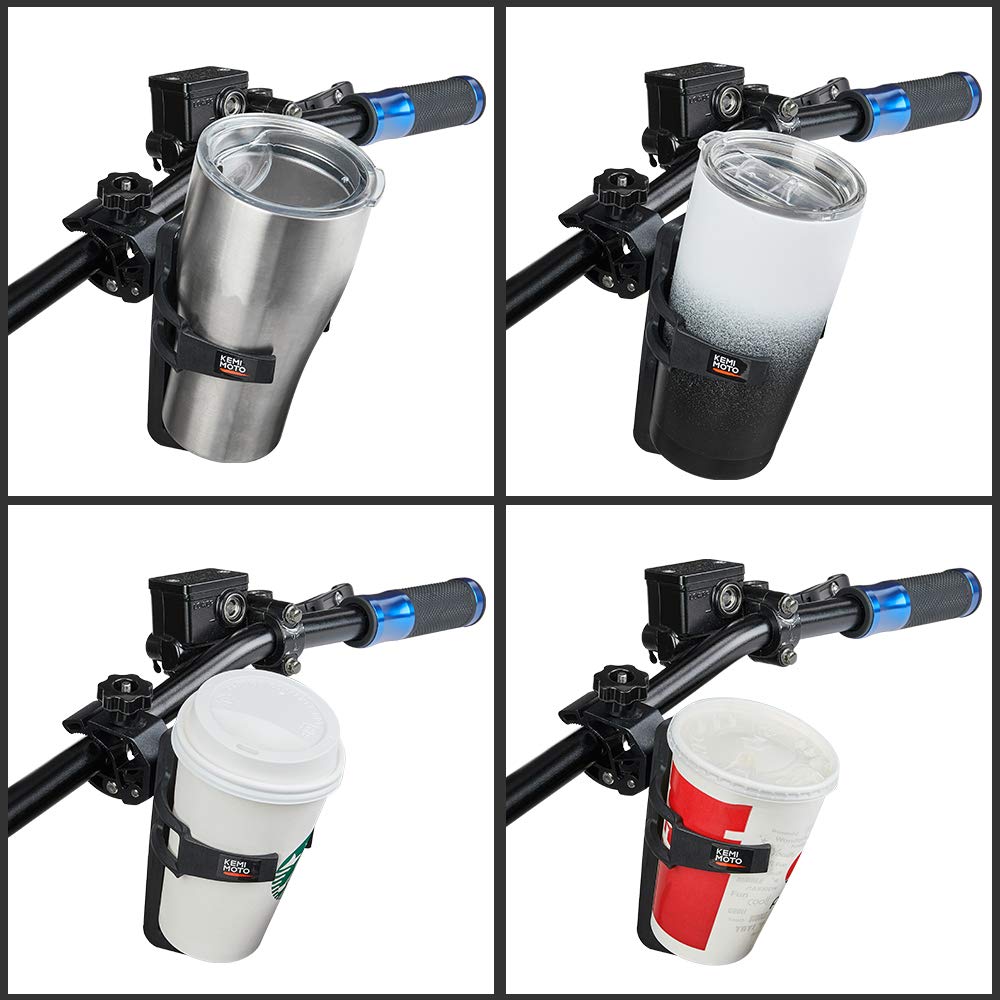 KEMIMOTO portabicchieri universale moto ATV 1 pezzo metallo