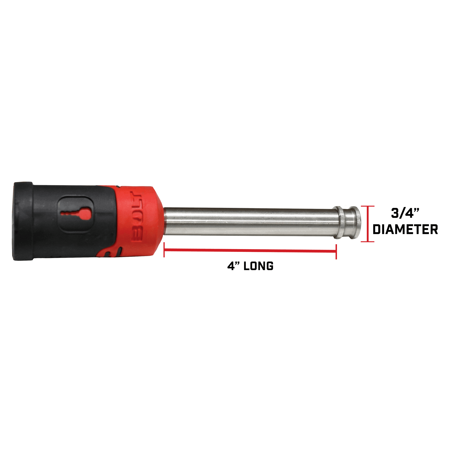 GEN-Y BOLT lucchetto perno gancio traino acciaio inox
