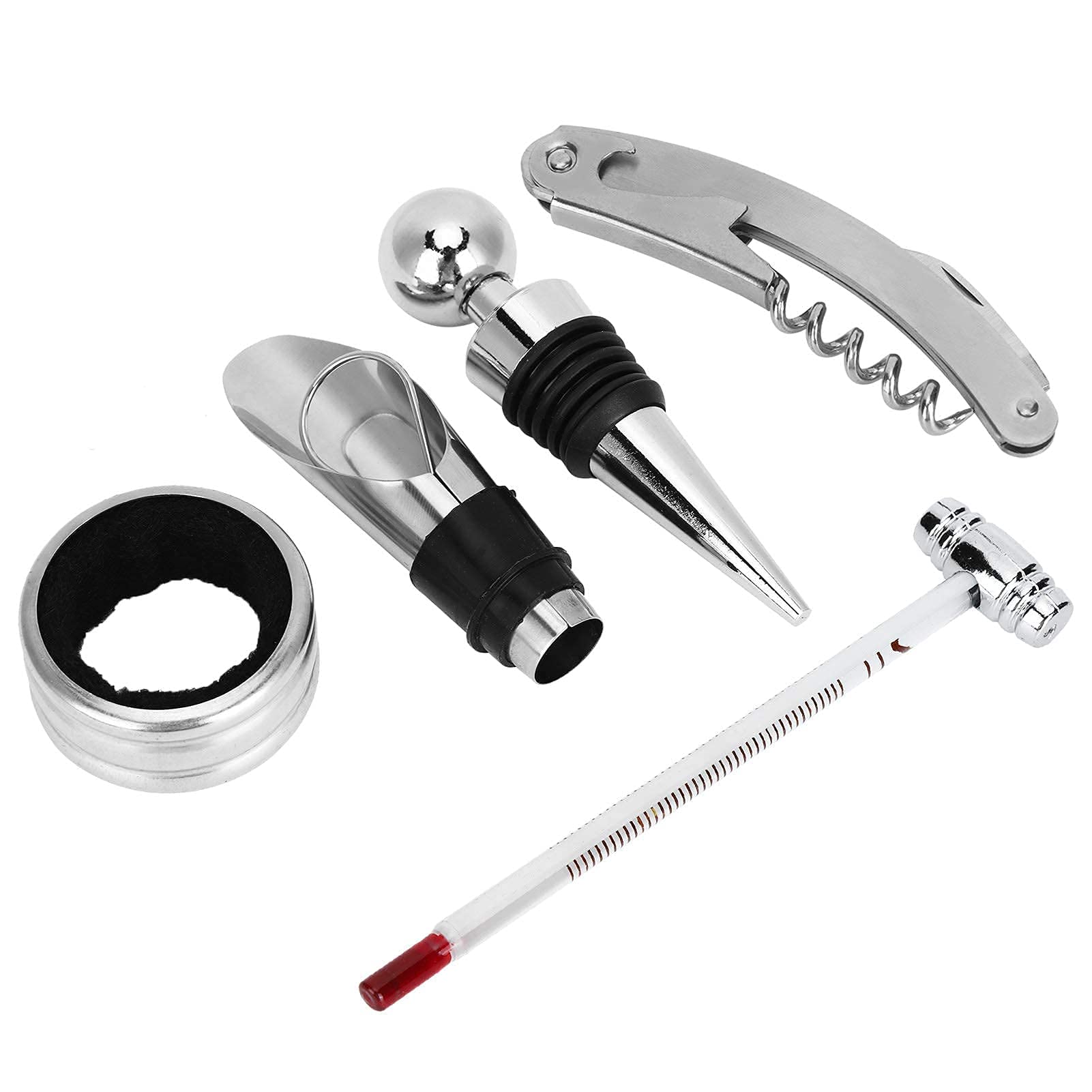 Kuuleyn Kit apribottiglie vino 5 pezzi con cavatappi