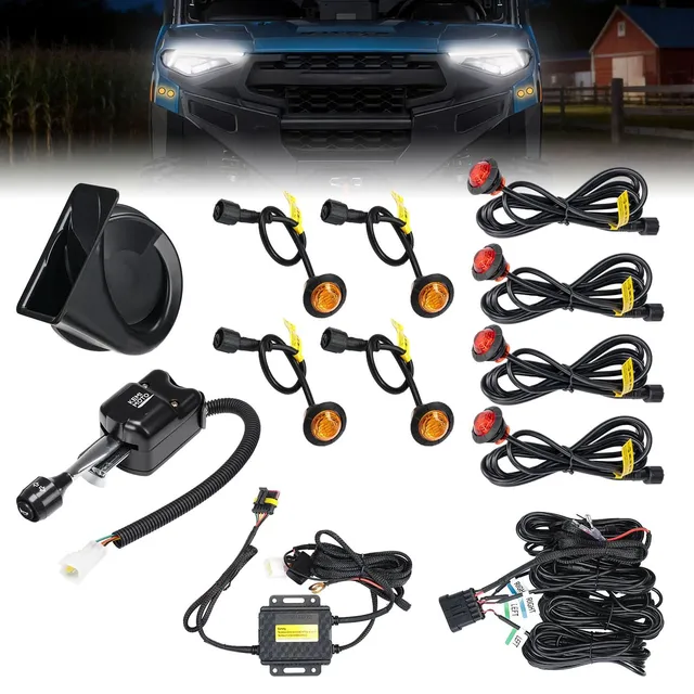 KEMIMOTO Kit frecce UTV ATV universale con clacson 110 dB