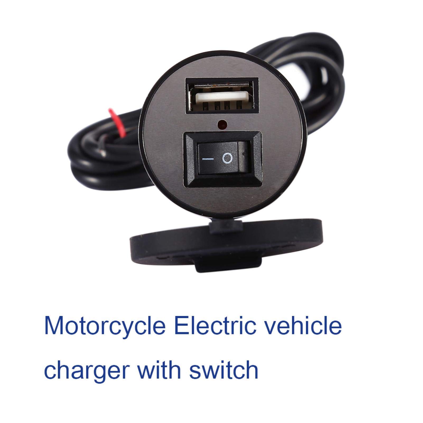 Kuuleyn Caricabatterie USB Moto Impermeabile 12-24V