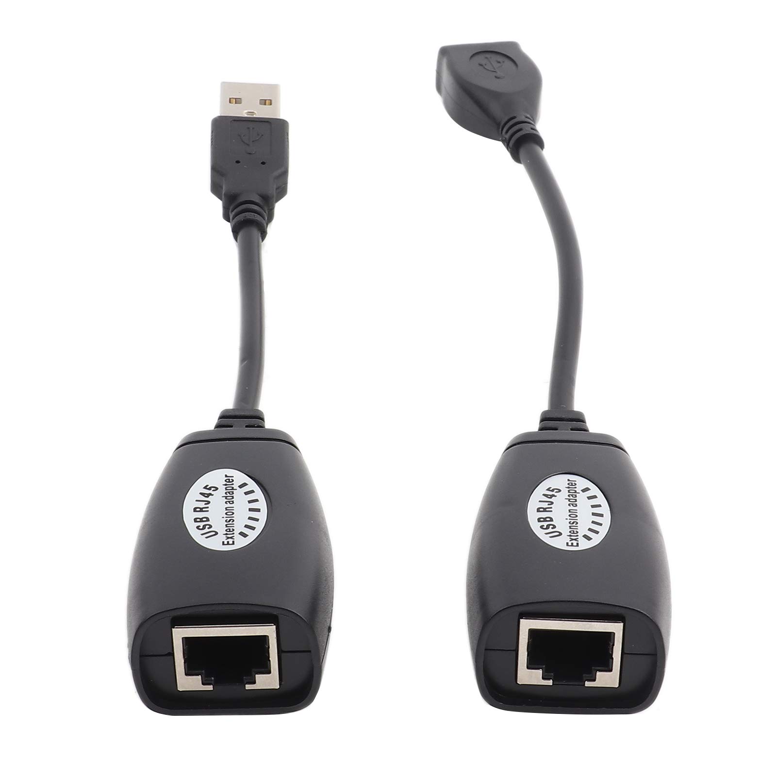 Kuuleyn Adattatore USB-RJ45 estensore rete Cat5 nero