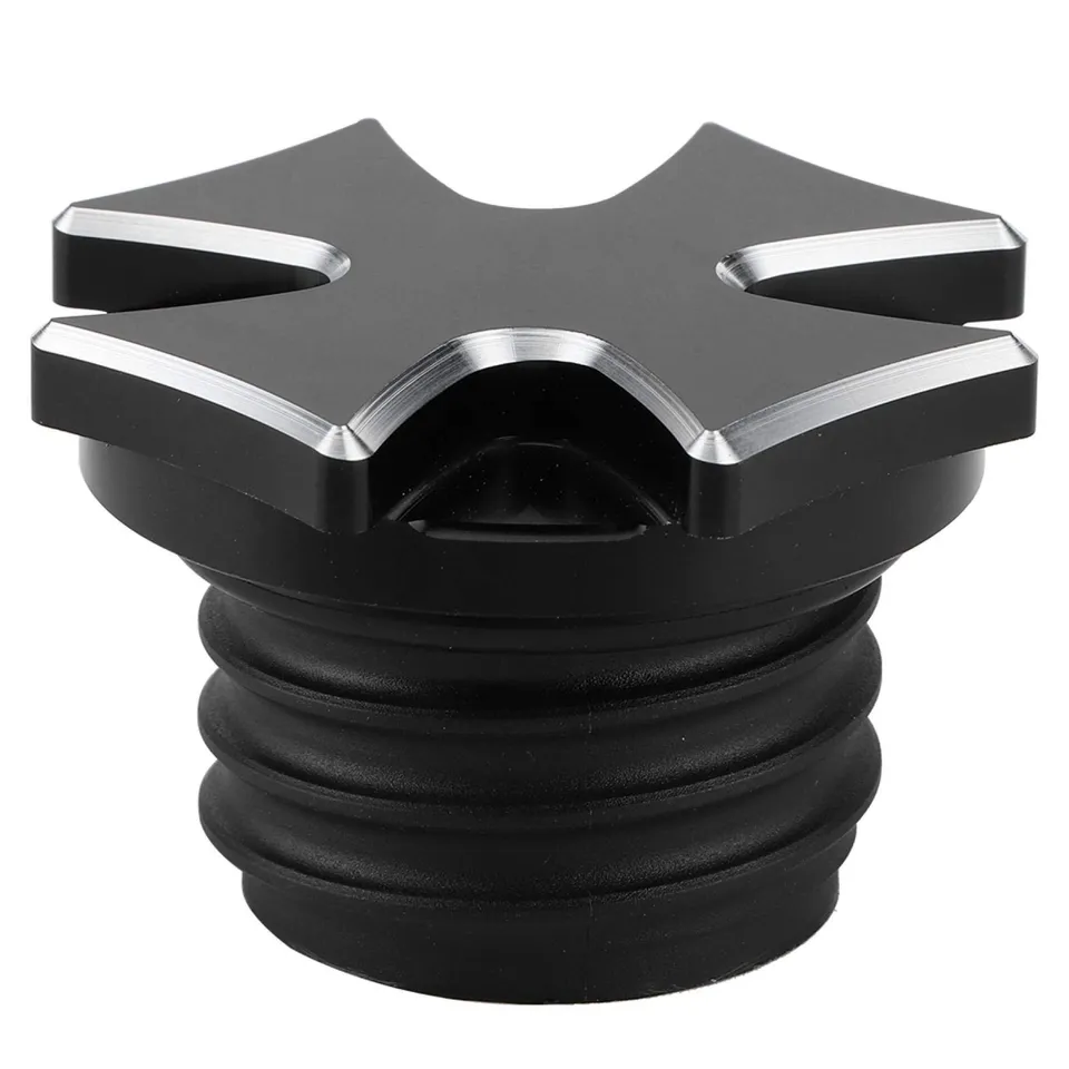 Kuuleyn tappo serbatoio moto alluminio nero universale