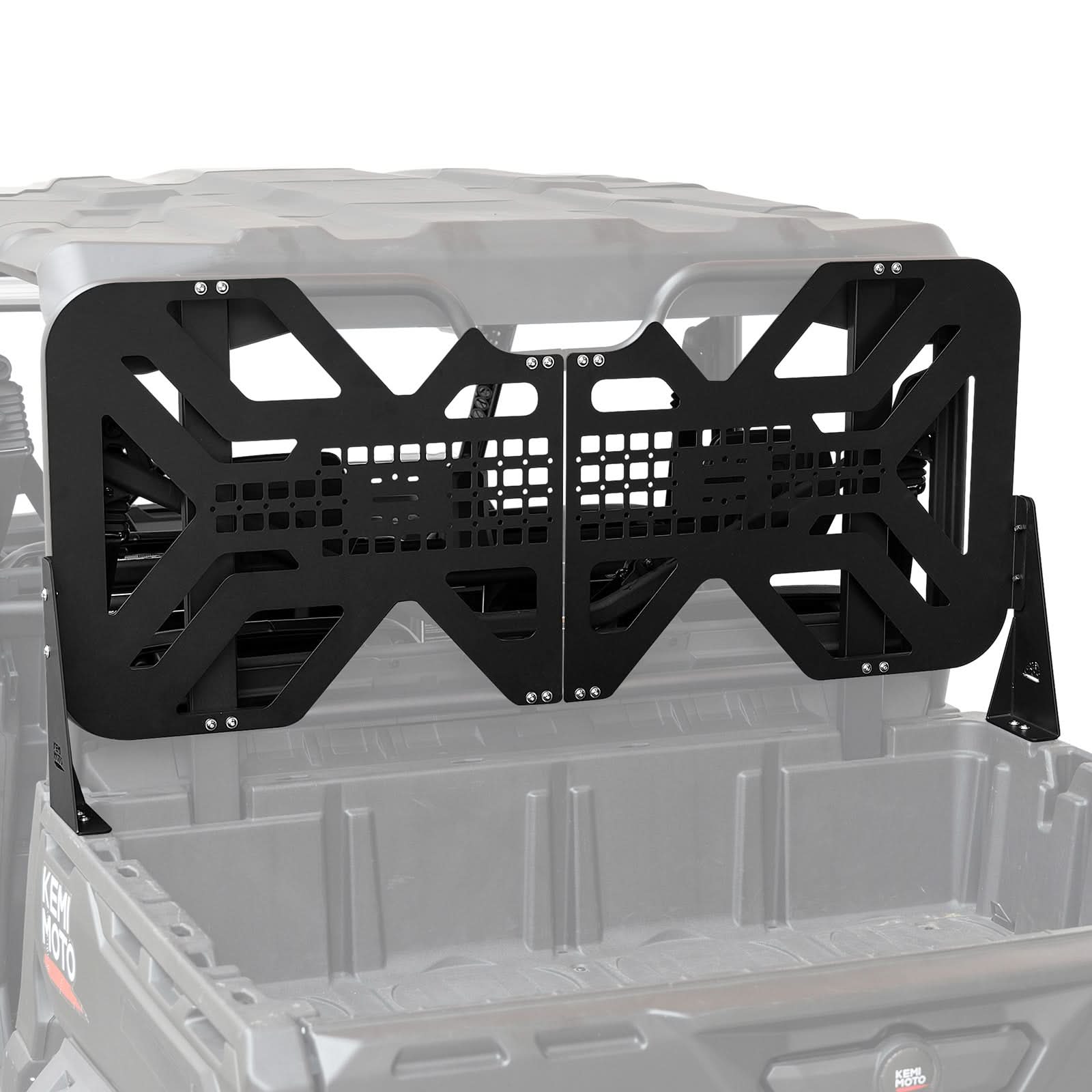 Kemimoto 2412 portapacchi Defender HD5-HD10 ferro con pannello Molle