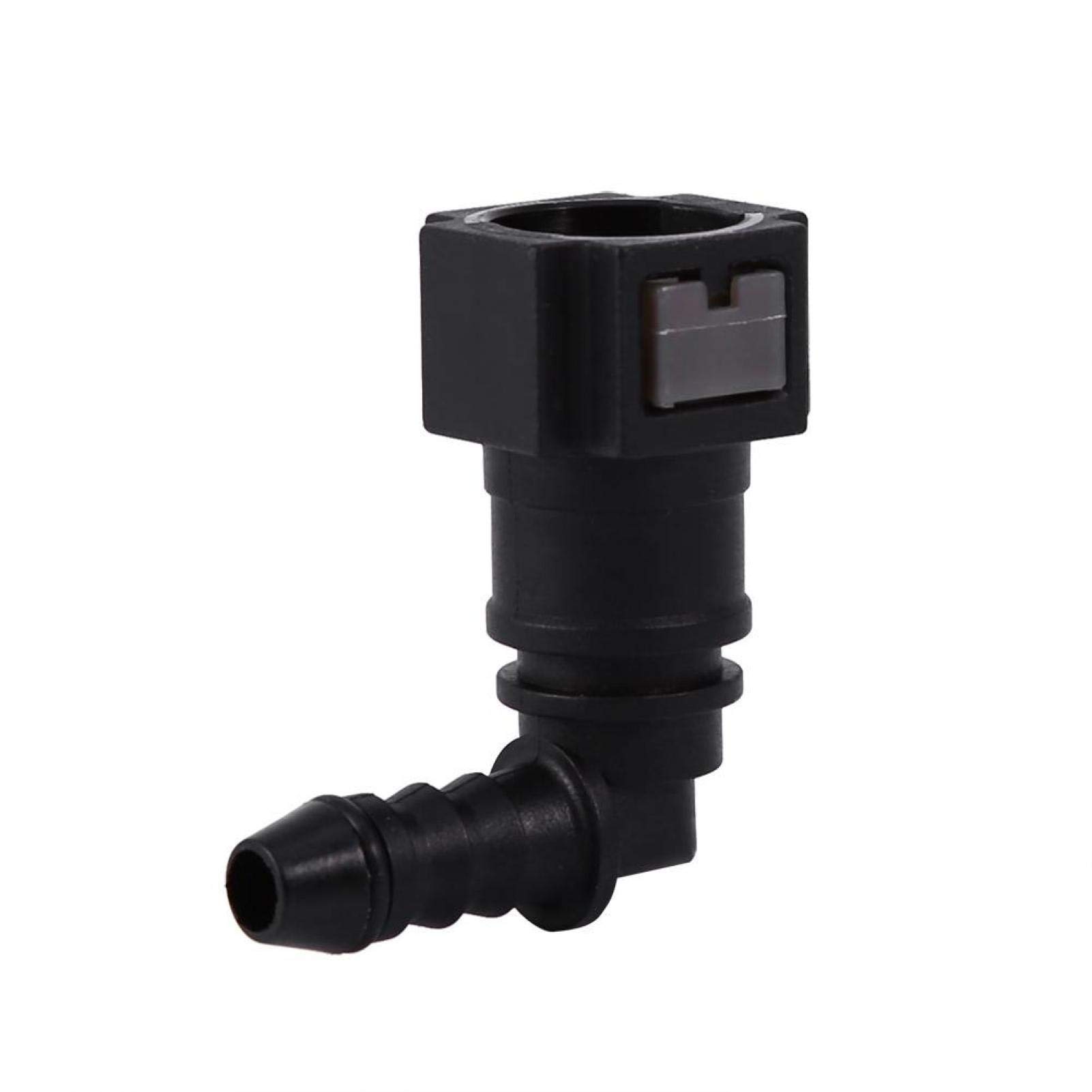 Kuuleyn Raccordo Tubo Benzina 7,89 mm Curvo in Nylon