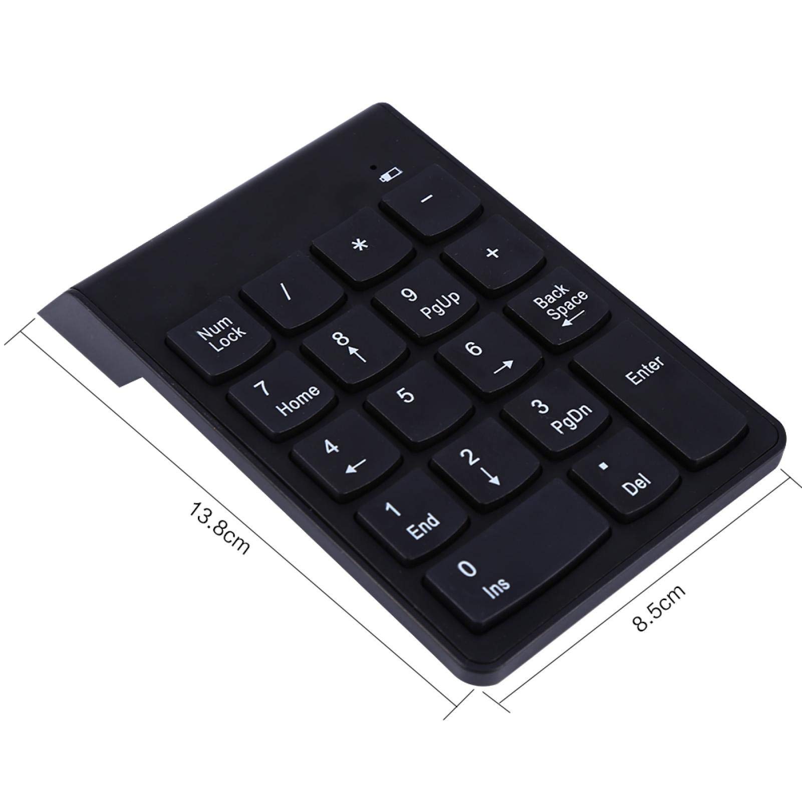Kuuleyn Tastierino Numerico USB 18 Tasti Nero Cavo