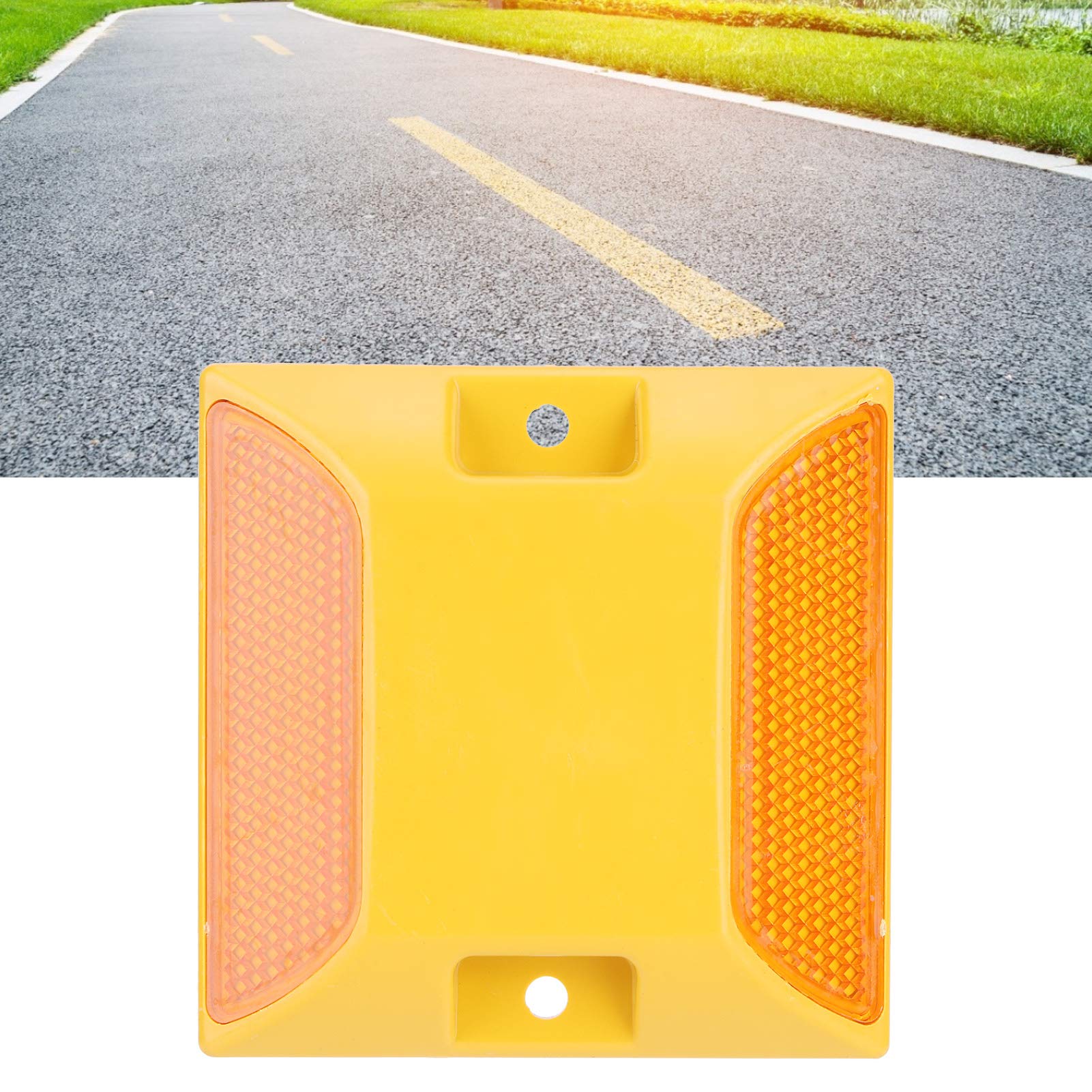 Kuuleyn marcatore stradale giallo riflettente 6 pezzi notte