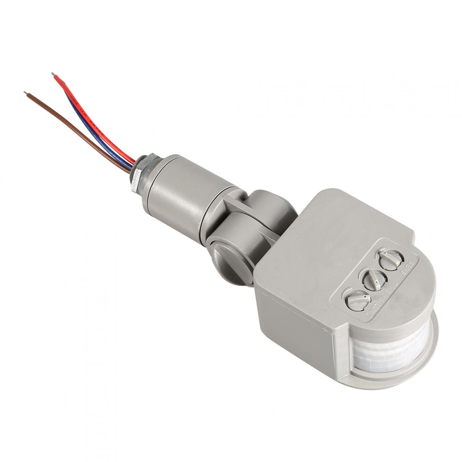 Kuuleyn Interruttore Sensore Movimento PIR 180° Grigio