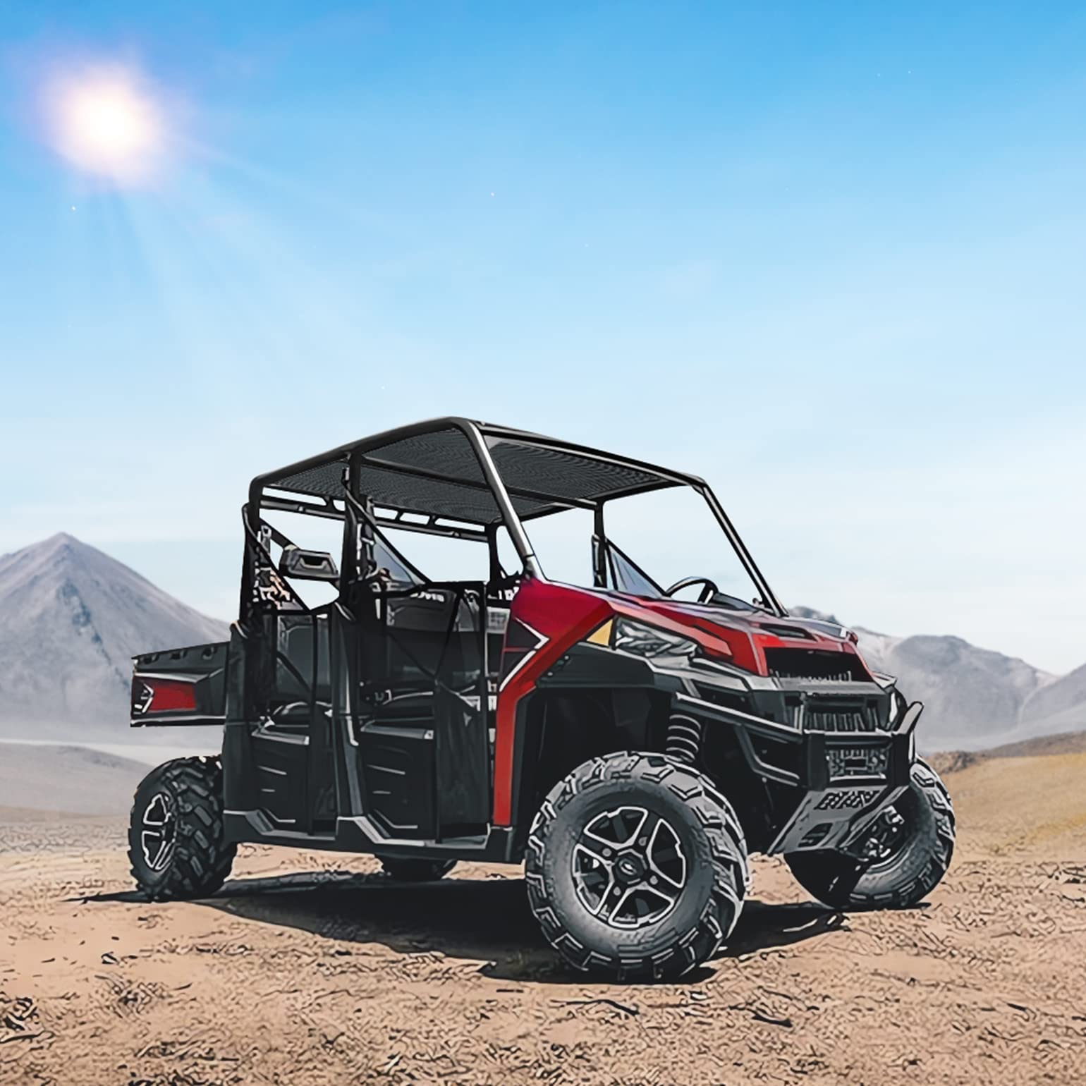 Kemimoto Ranger 1000 Crew rete tetto morbido parasole