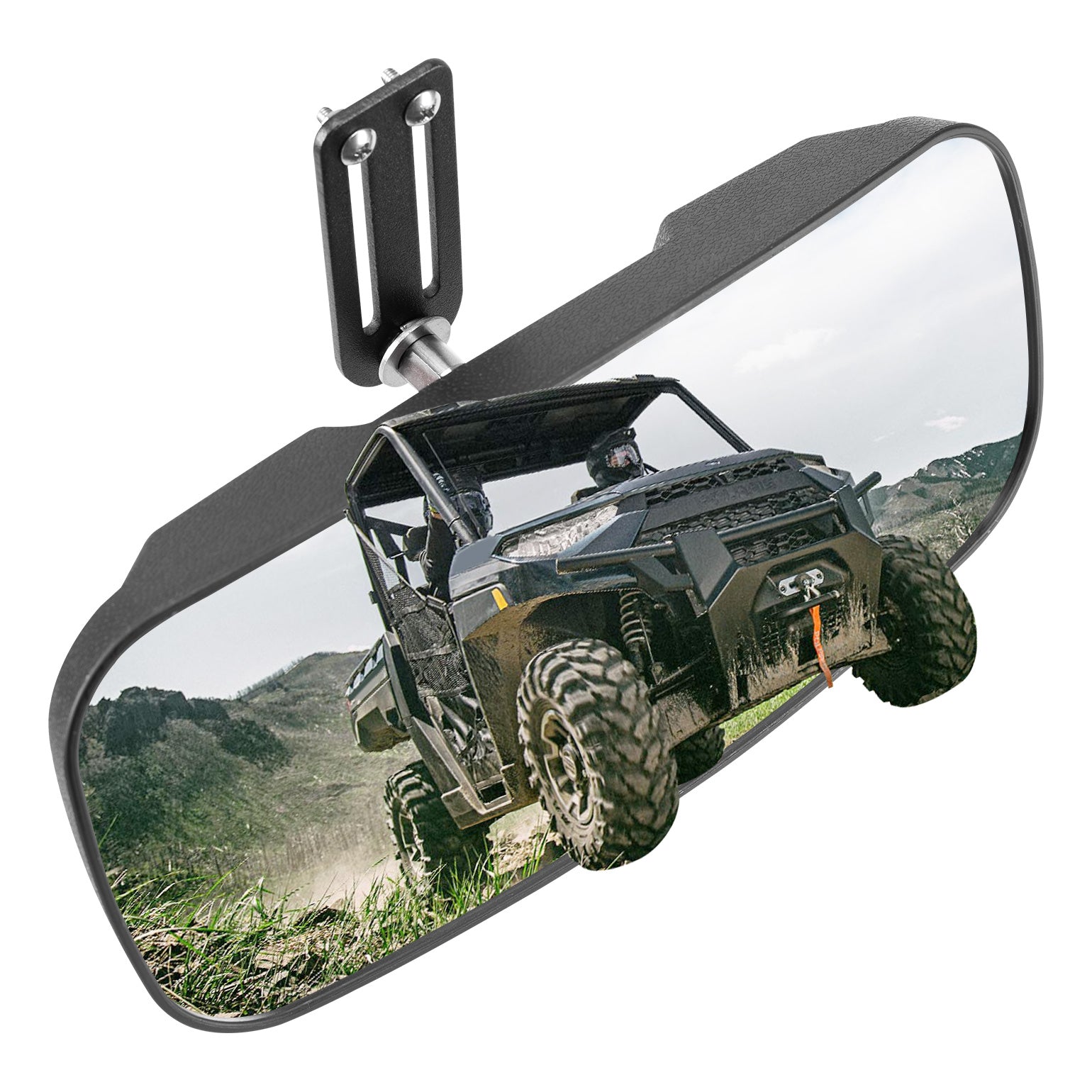KEMIMOTO Specchietto Retrovisore per Polaris Ranger 25x12cm Convesso