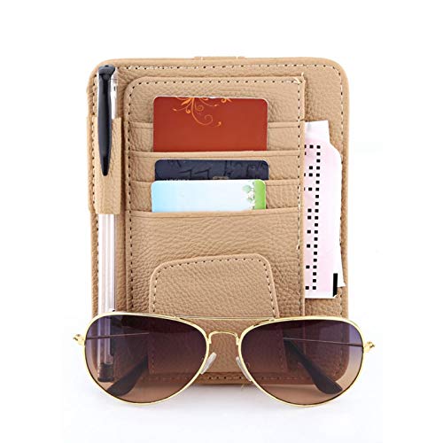 Kuuleyn organizer visiera auto pelle nero