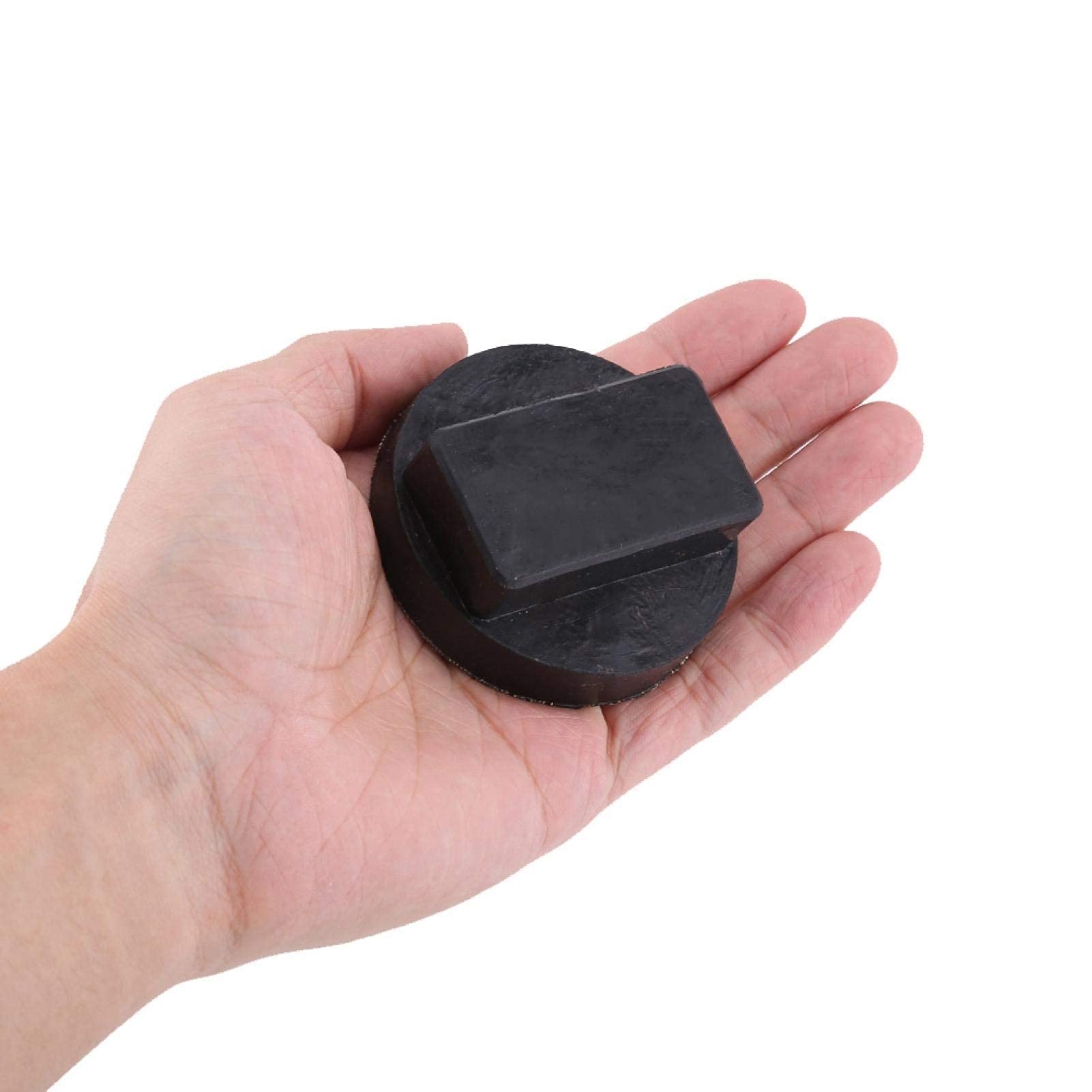 Kuuleyn Tampone Sollevatore Gomma Jack Pad Mini Nero 60x55 mm