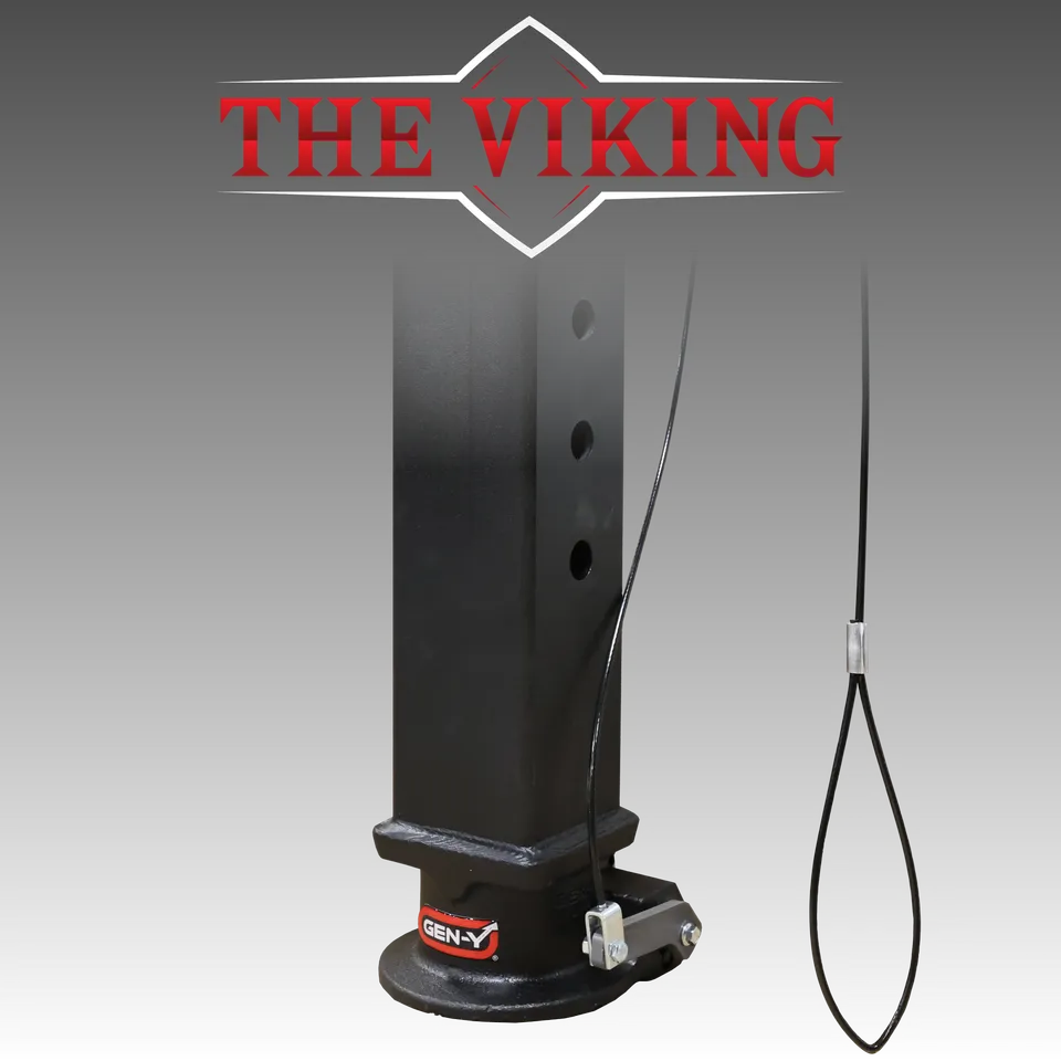 GEN-Y Viking accoppiatore gooseneck SnapLatch 4" tondo