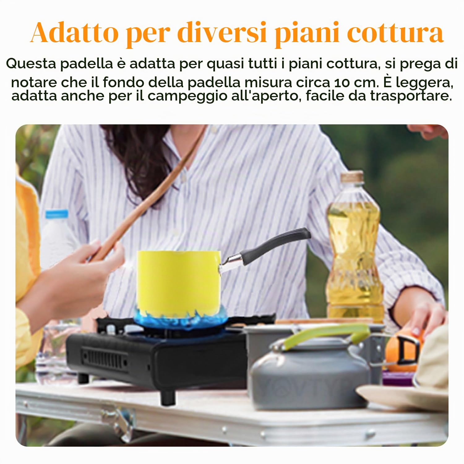 Hapivida Mini Casseruola 550 ml Verde Ø10 cm Antiaderente