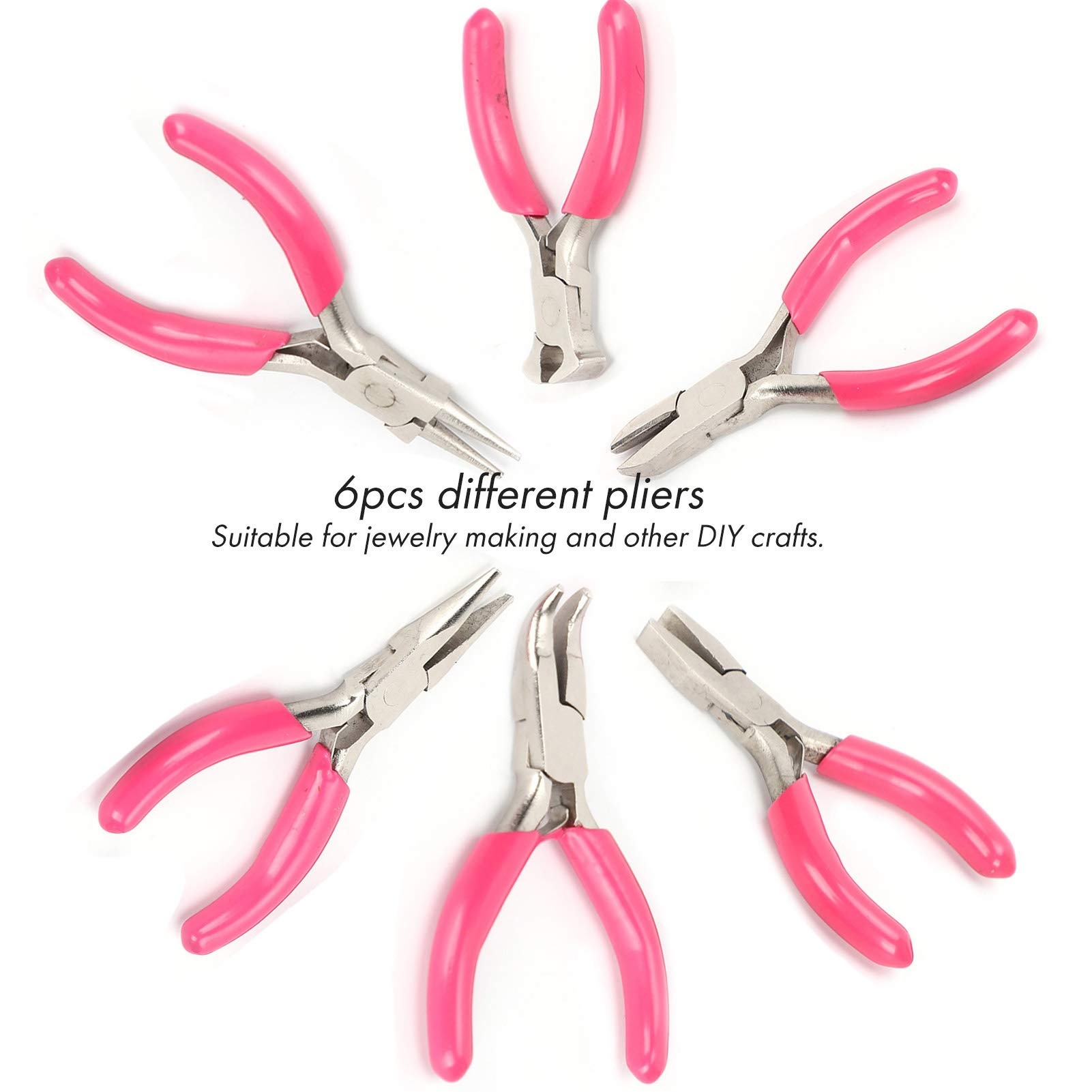 Hapivida set 6 pinze bigiotteria gioielli precisione