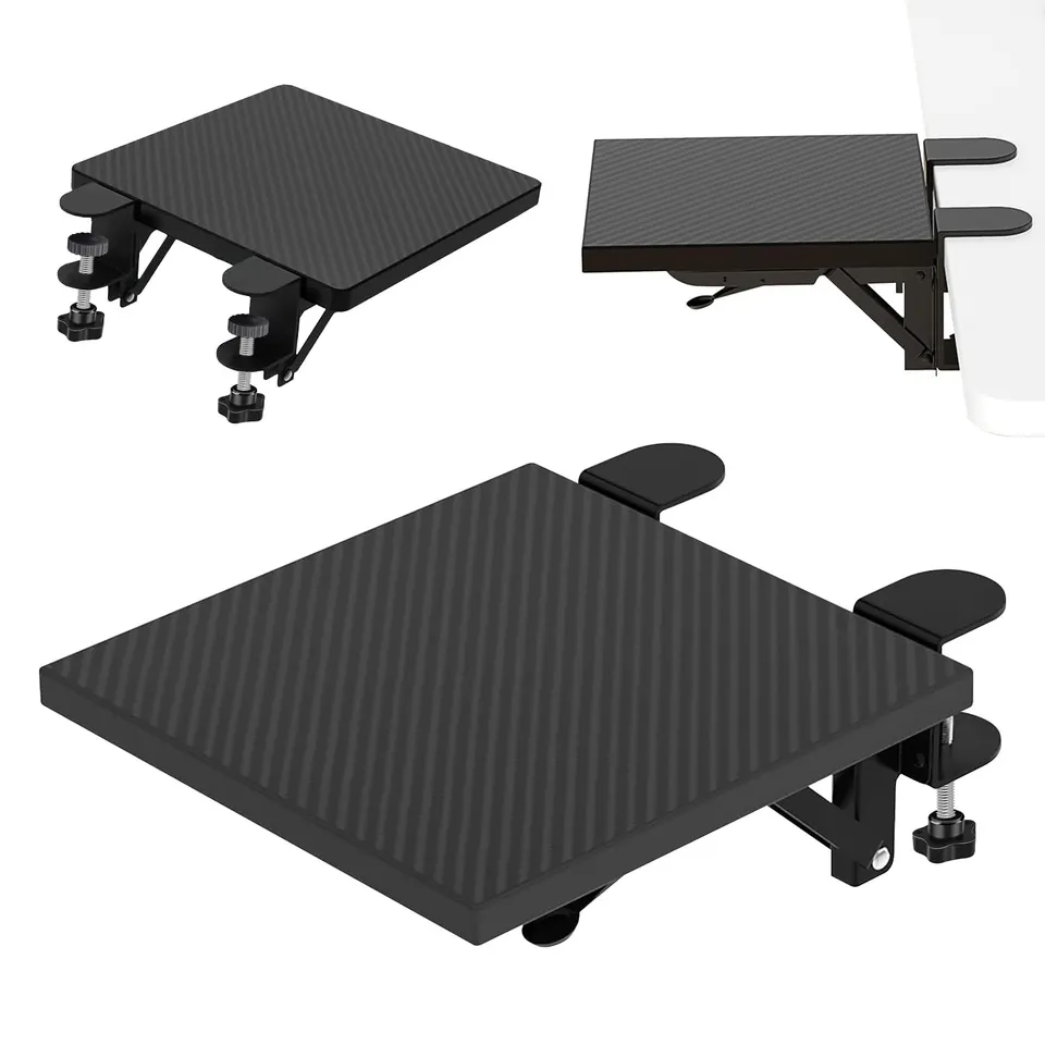 Hapivida Supporto Bracciolo Scrivania 20x24cm Nero