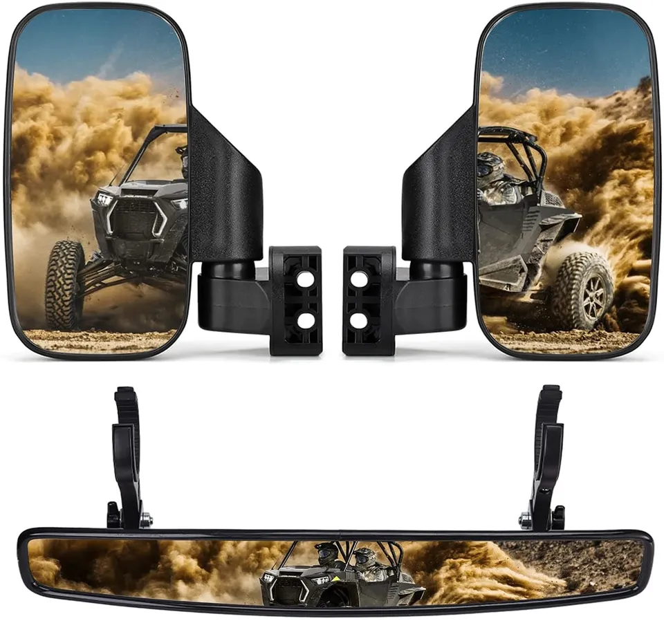 KEMIMOTO BZH0221-02 Specchi UTV 3 Pezzi Antiriflesso