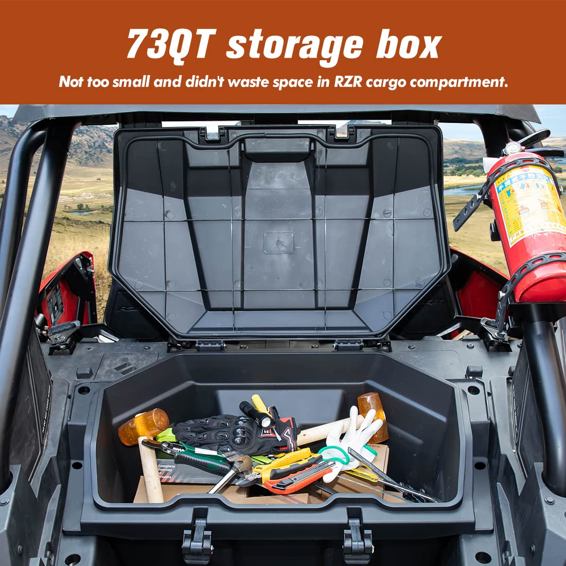 KEMIMOTO Baule Posteriore 73QT per RZR PRO XP