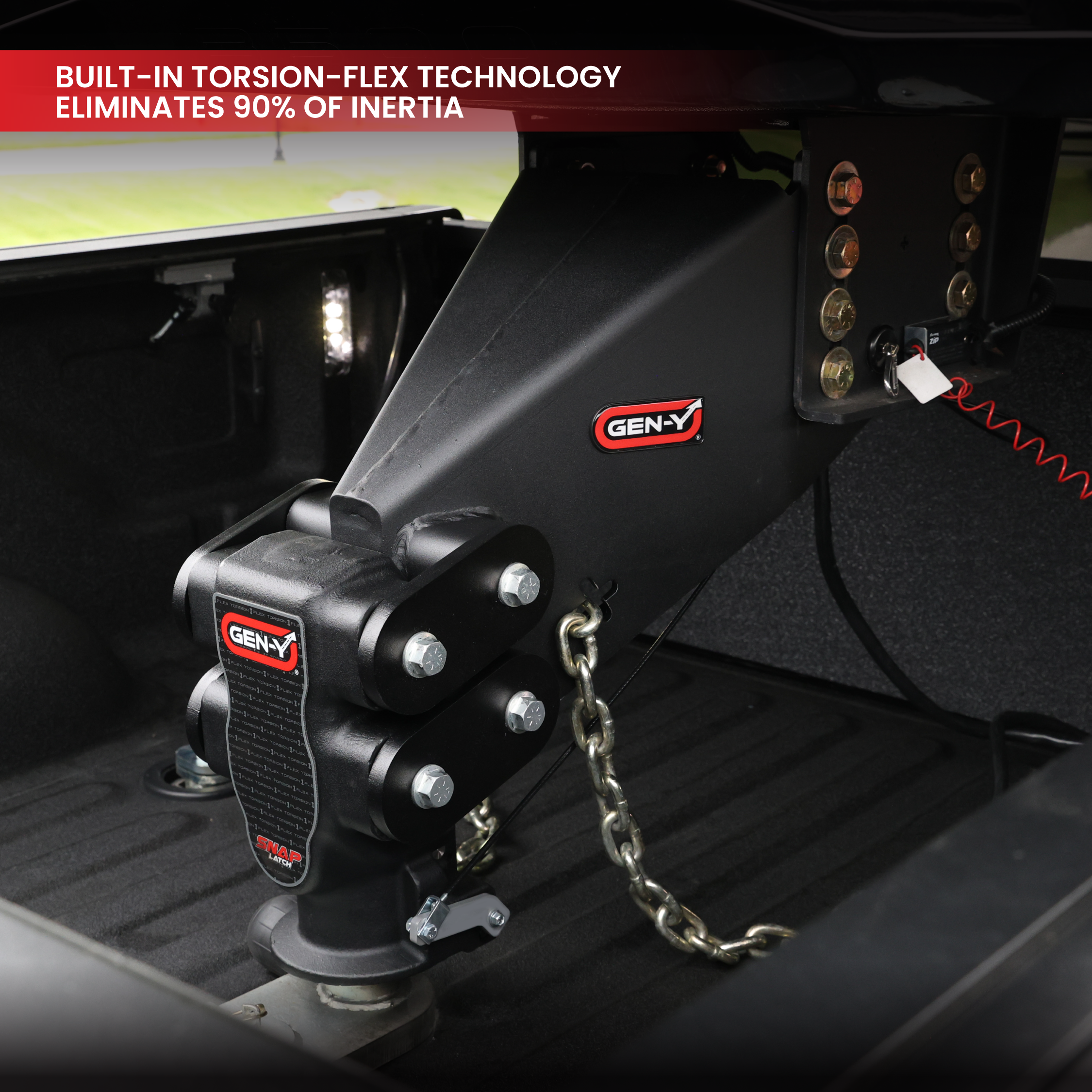 GEN-Y Hitch Executive Fifth Wheel Gooseneck Pin Box Torsion-Flex