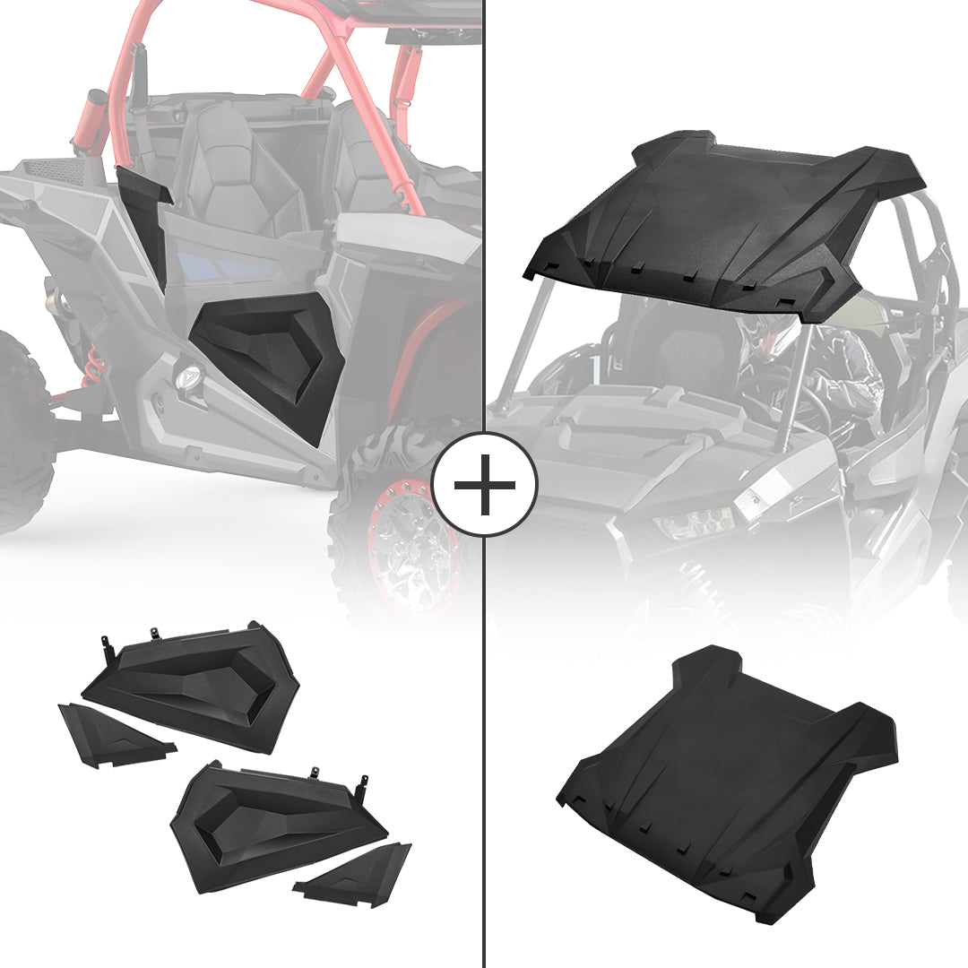 KEMIMOTO RZR kit pannelli porta inferiori + tetto rigido sportivo