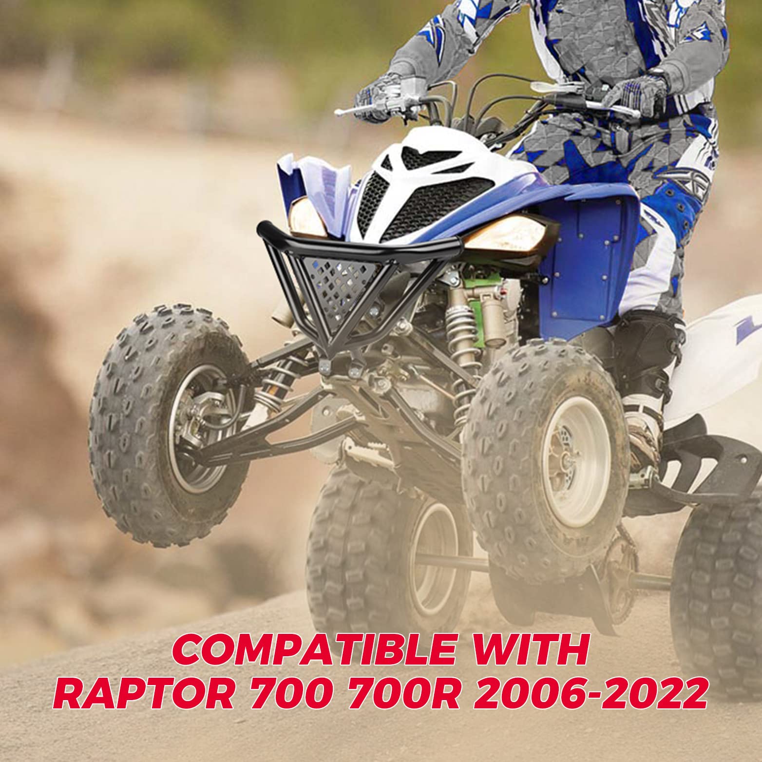 Kemimoto Paraurti Anteriore Yamaha Raptor 700 700R alluminio