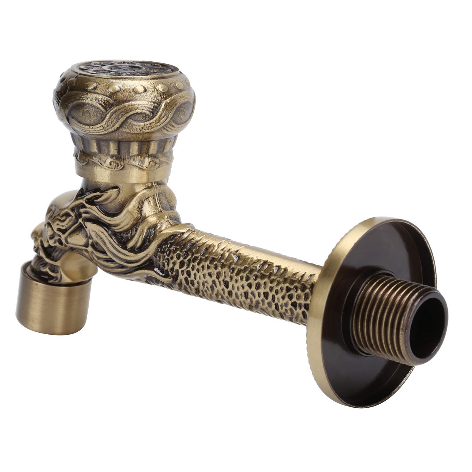 Kuuleyn rubinetto parete ottone antico G1/2 acqua fredda