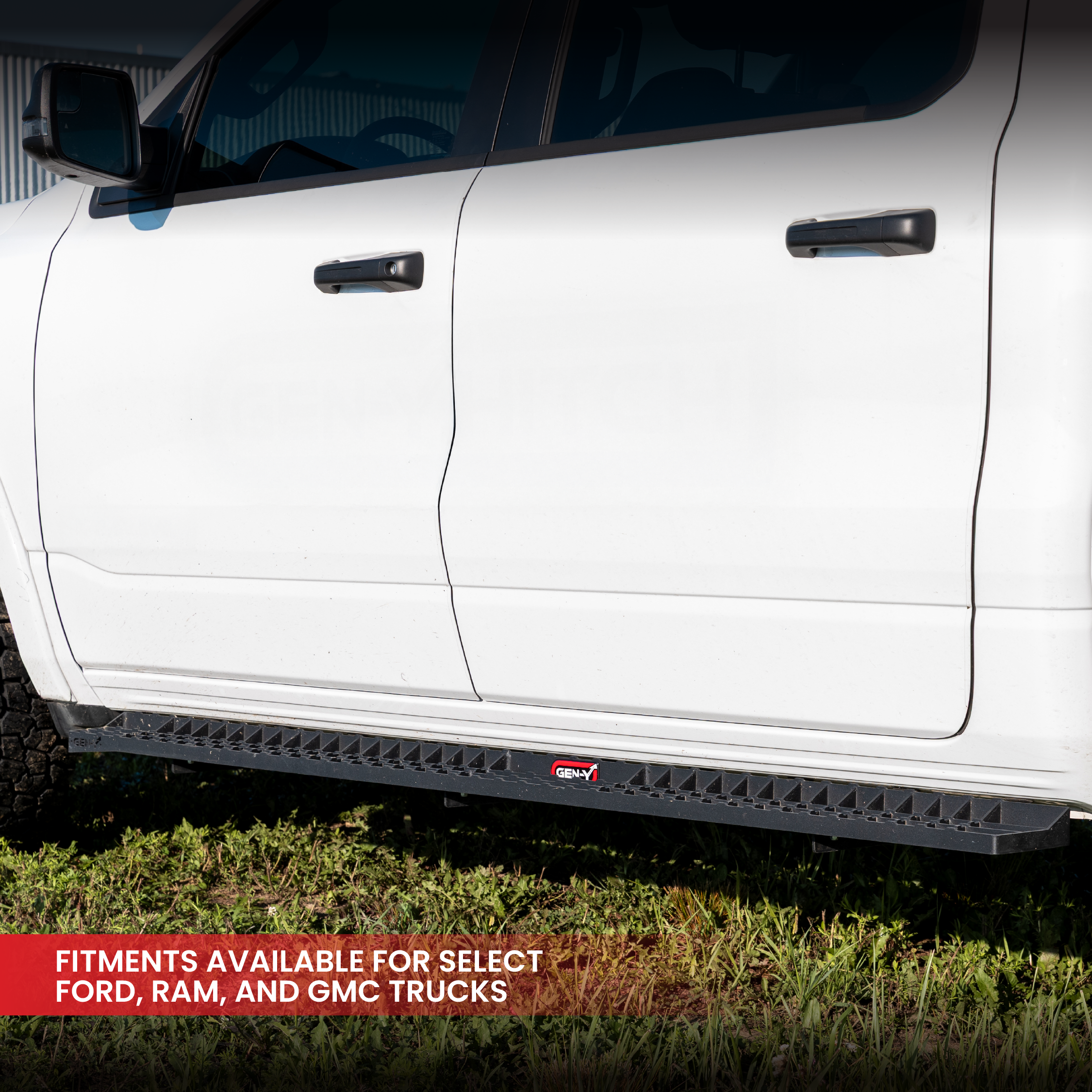 GEN-Y Running Boards pedane laterali RAM 1500 Crew Cab