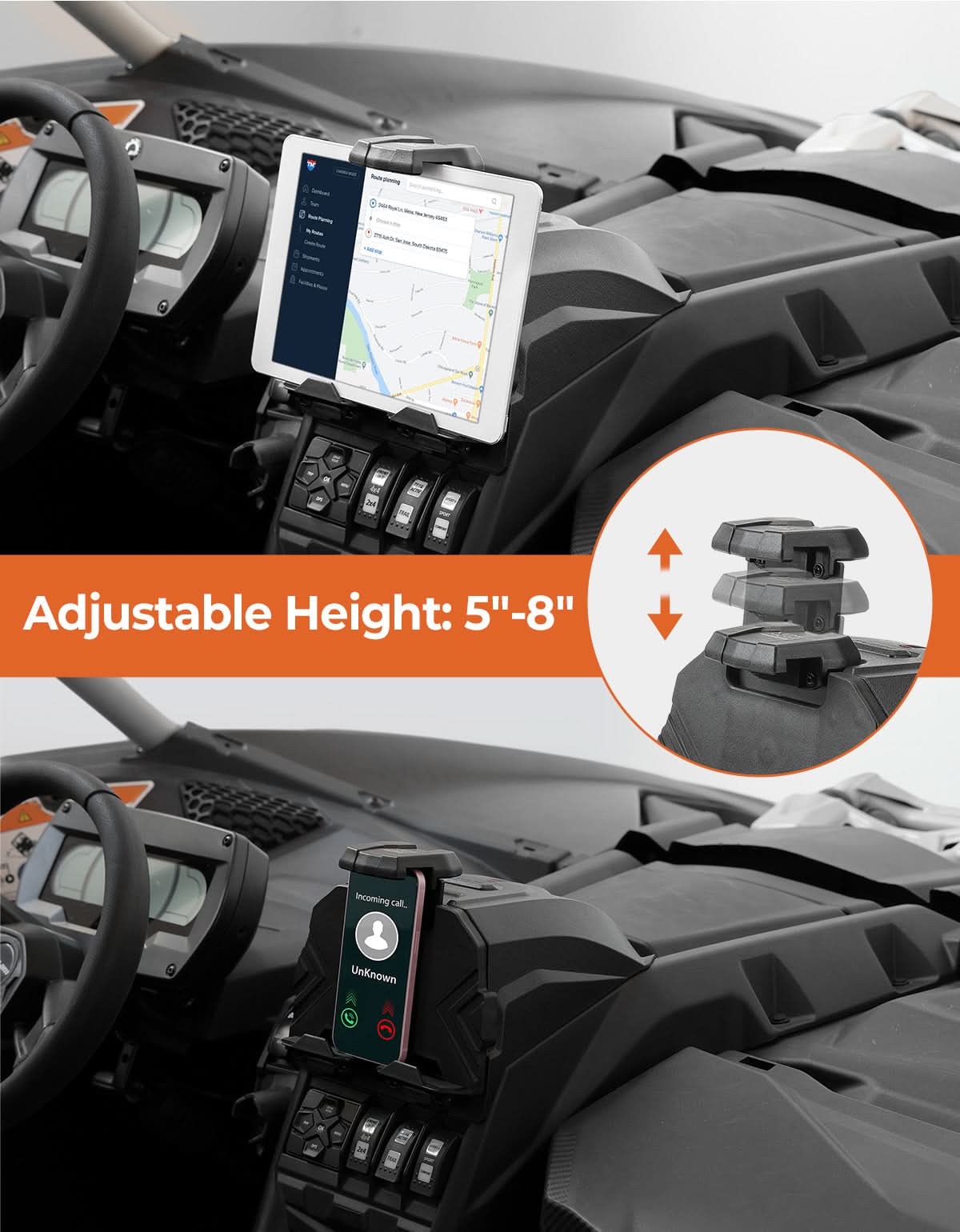 KEMIMOTO Maverick X3 supporto tablet 5,1-8 pollici