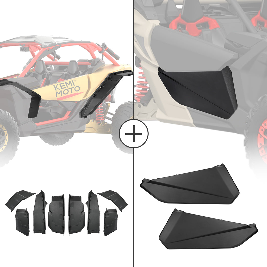 Kemimoto Maverick X3 portiere basse e parafanghi kit
