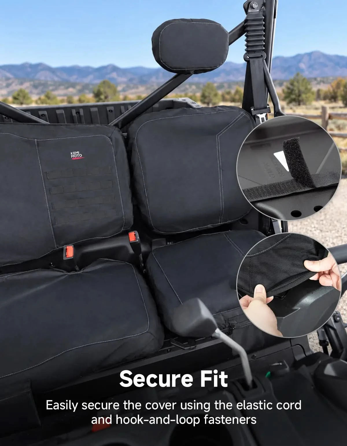 Kemimoto Uforce 600 coprisedili UTV impermeabili set