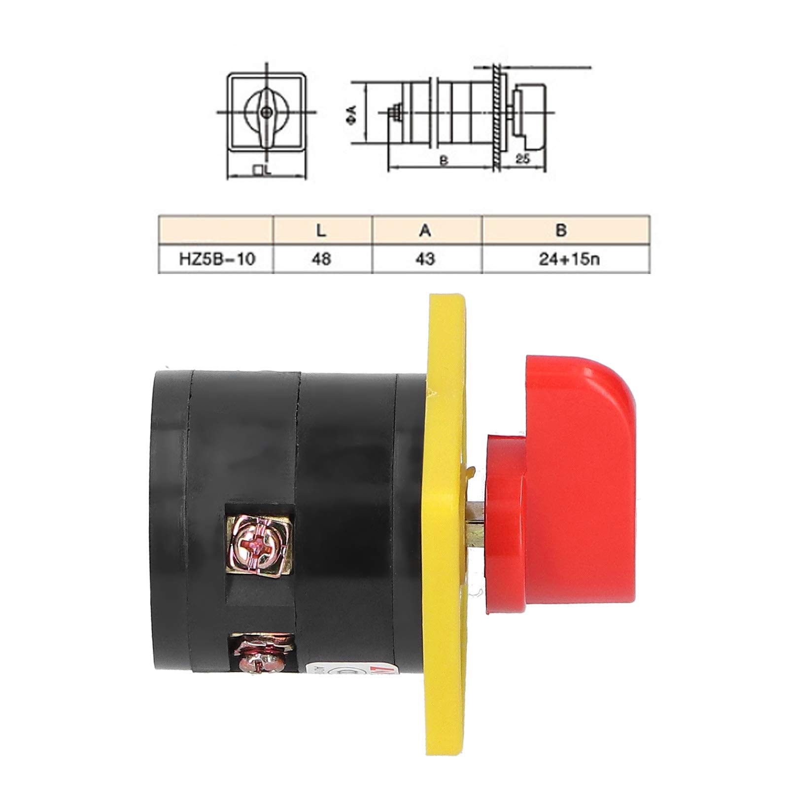 Kuuleyn HZ5B-10D001 Commutatore a Camme 380V 10A