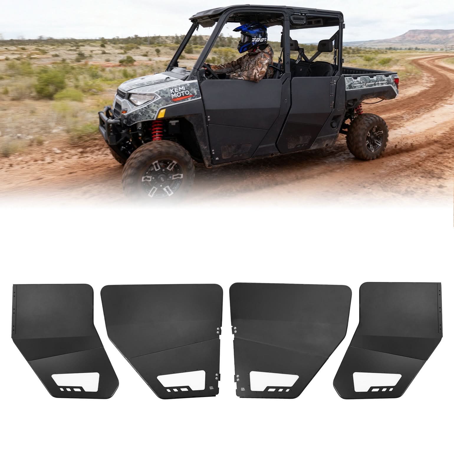 KEMIMOTO Ranger Crew XP 1000 mezze porte alluminio