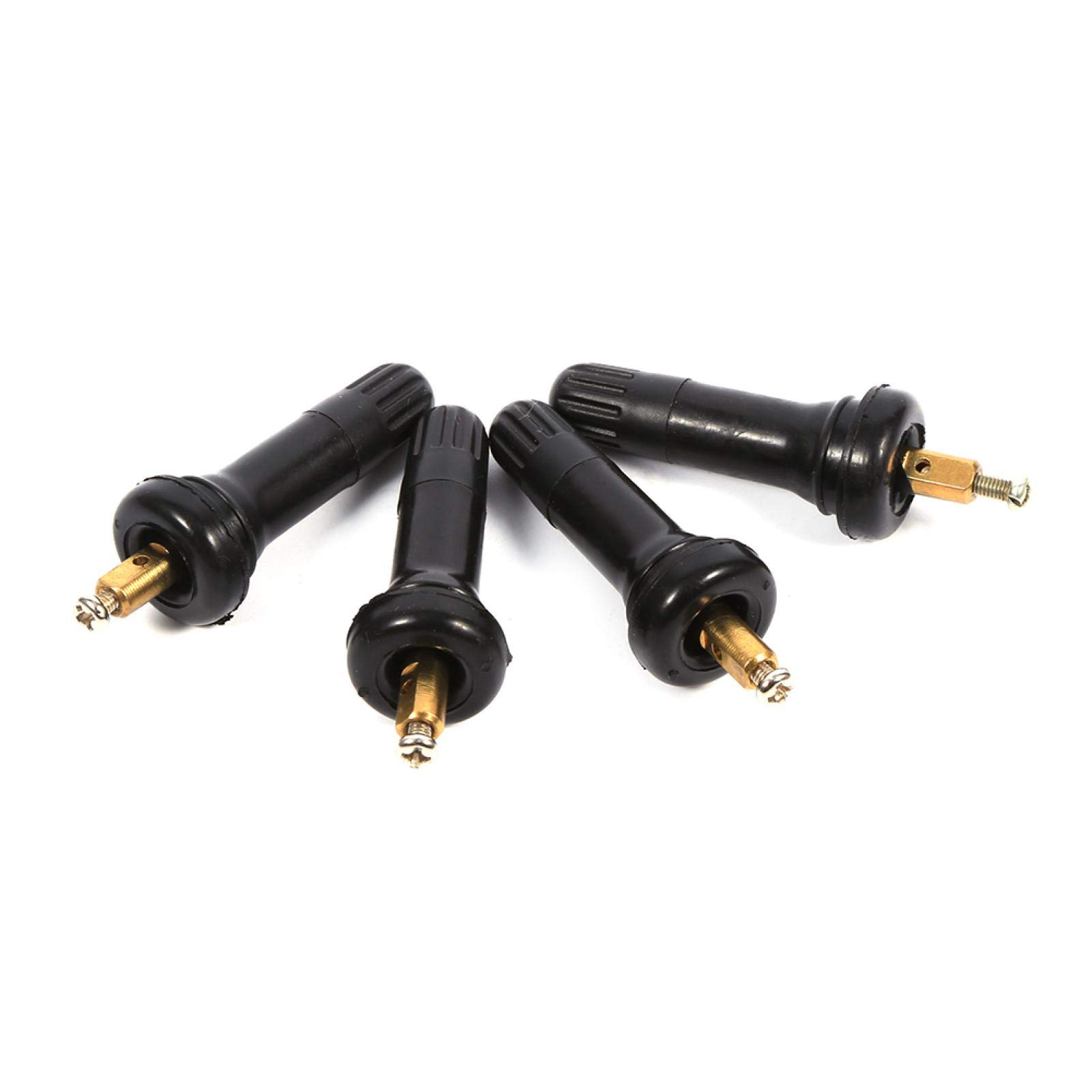 Kuuleyn steli valvola TPMS gomma neri 4 pezzi 60 mm