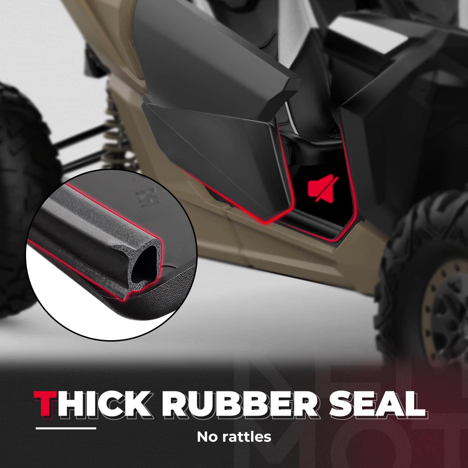 KEMIMOTO Maverick X3 pannelli porta anteriori + cinghia