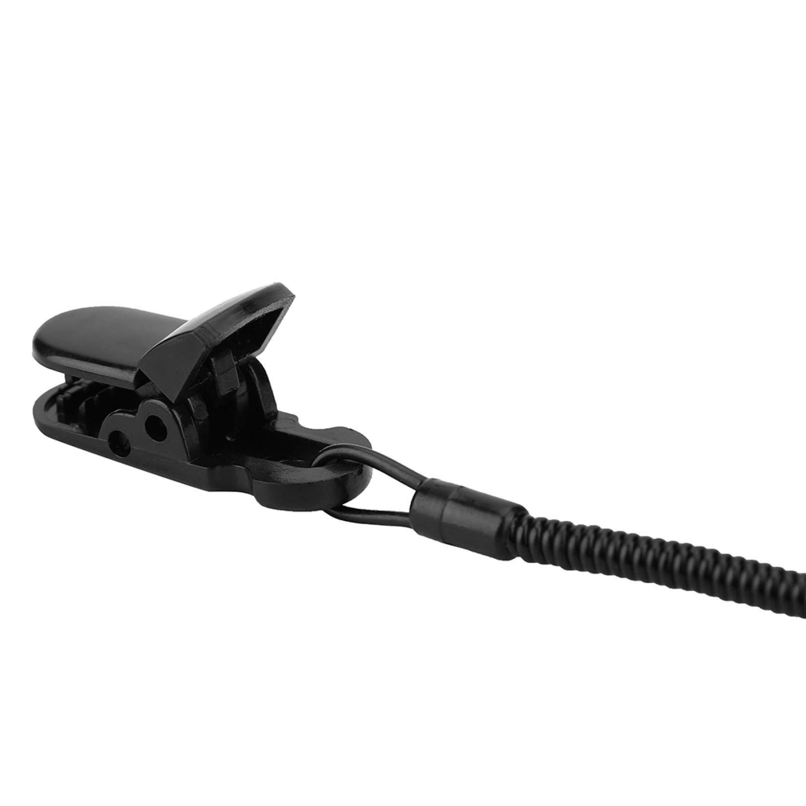 Kuuleyn Clip cappello sport laccetto a spirale 3 pezzi nero